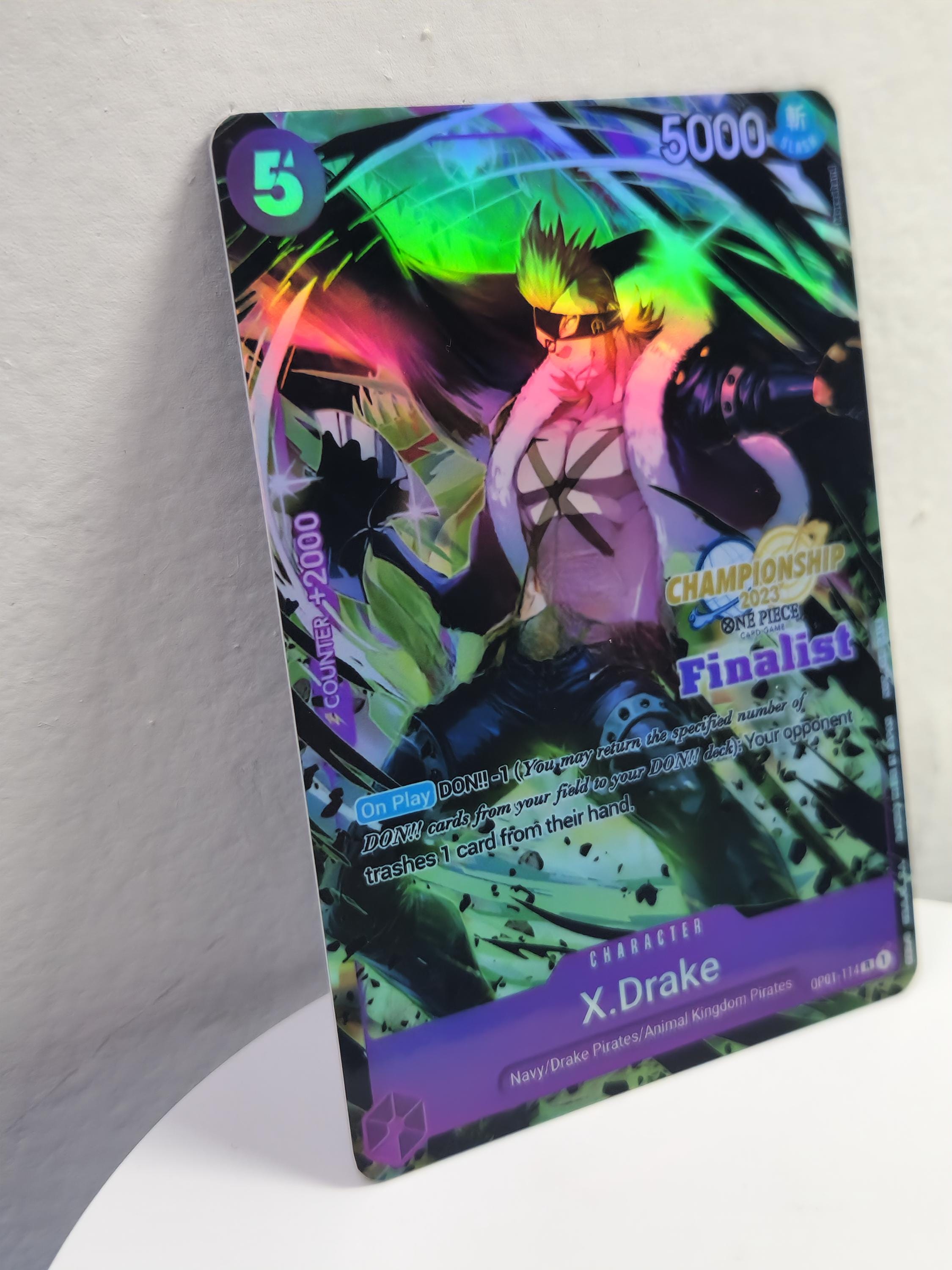 X-Drake championship 2023 op01-114 One Piece Proxy