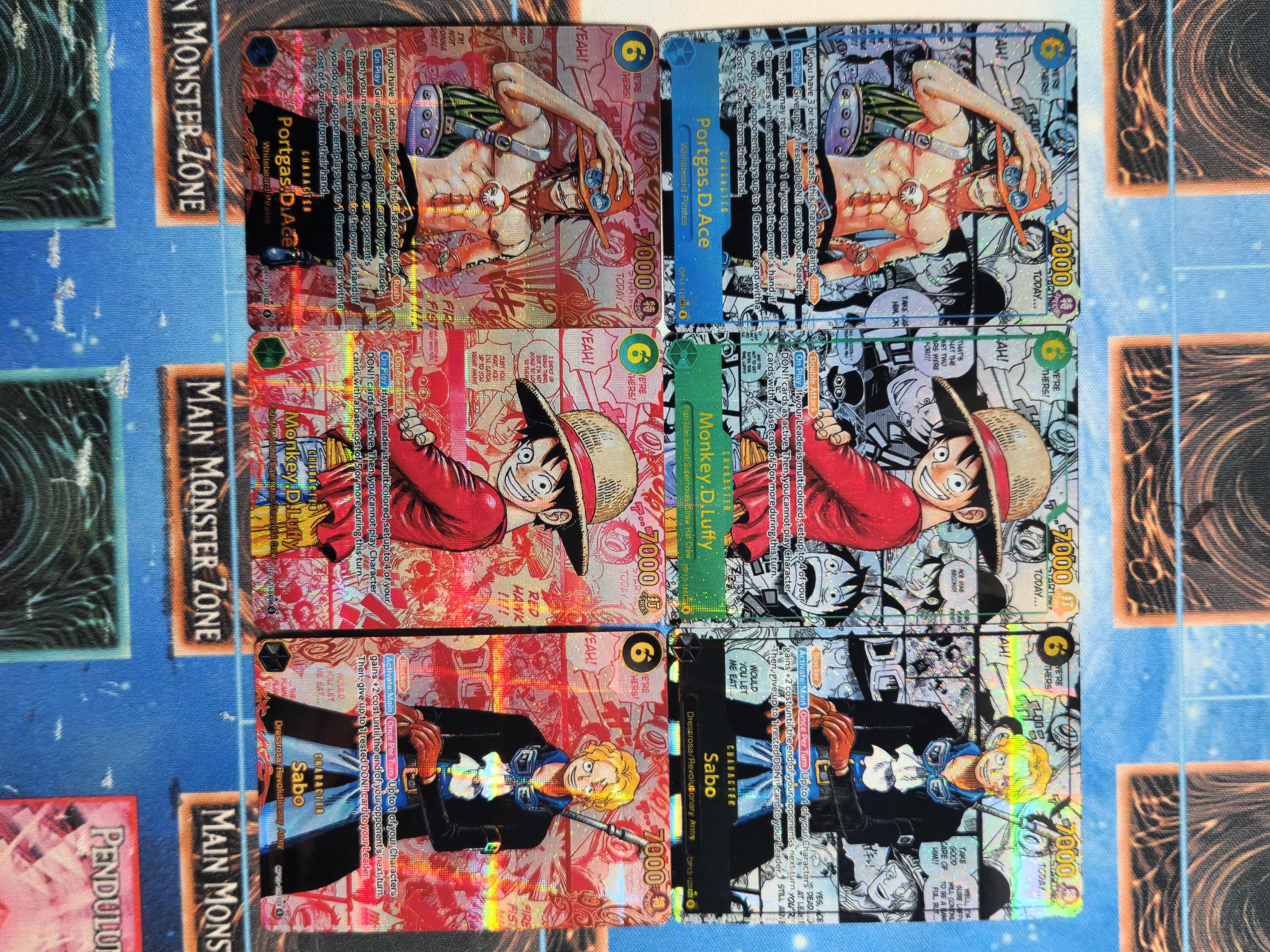 One Piece Manga Art Cards OP13 Read Description for Set Options