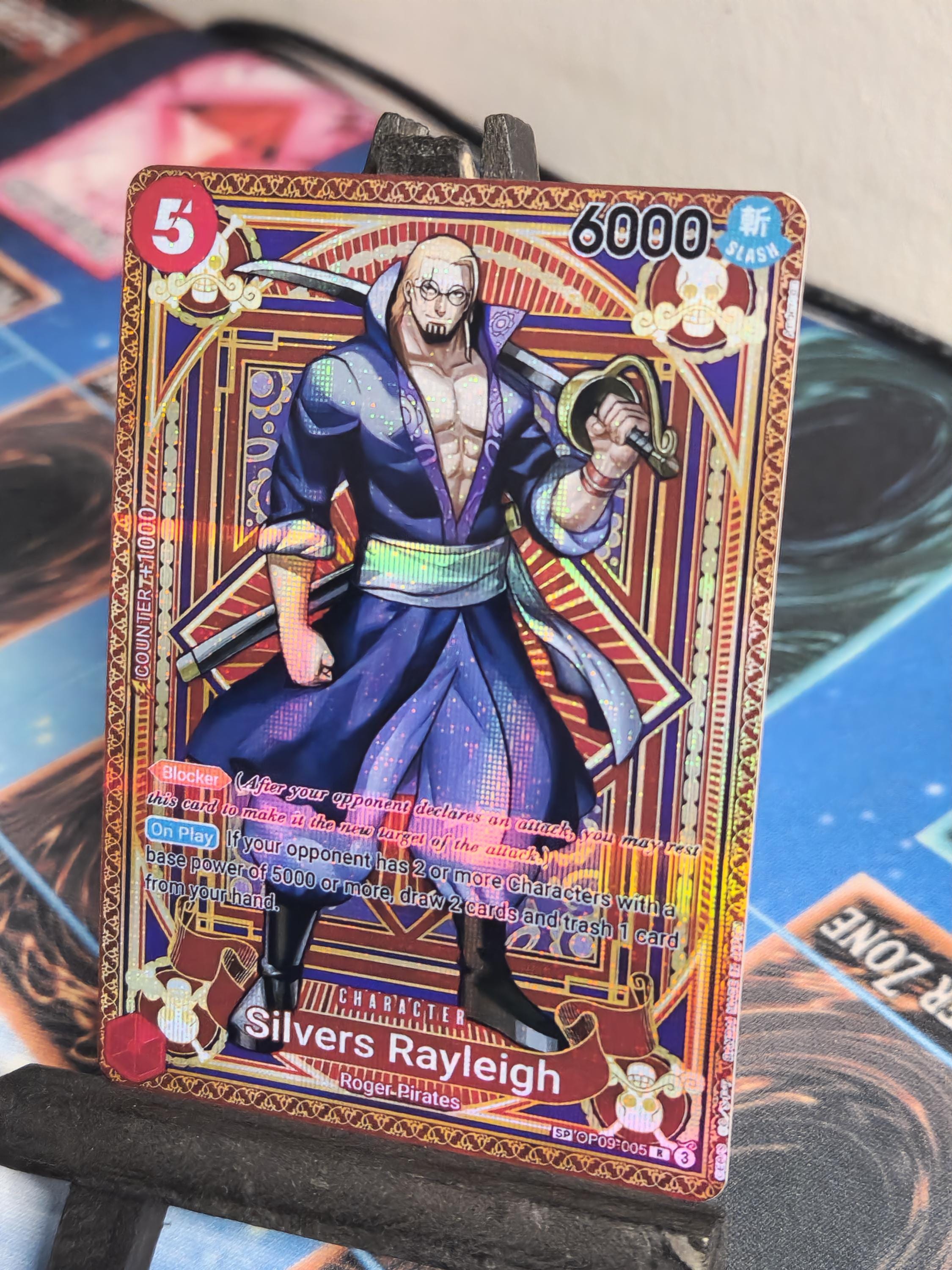 Silvers Rayleigh SP alt art OP09-005 One Piece Proxy