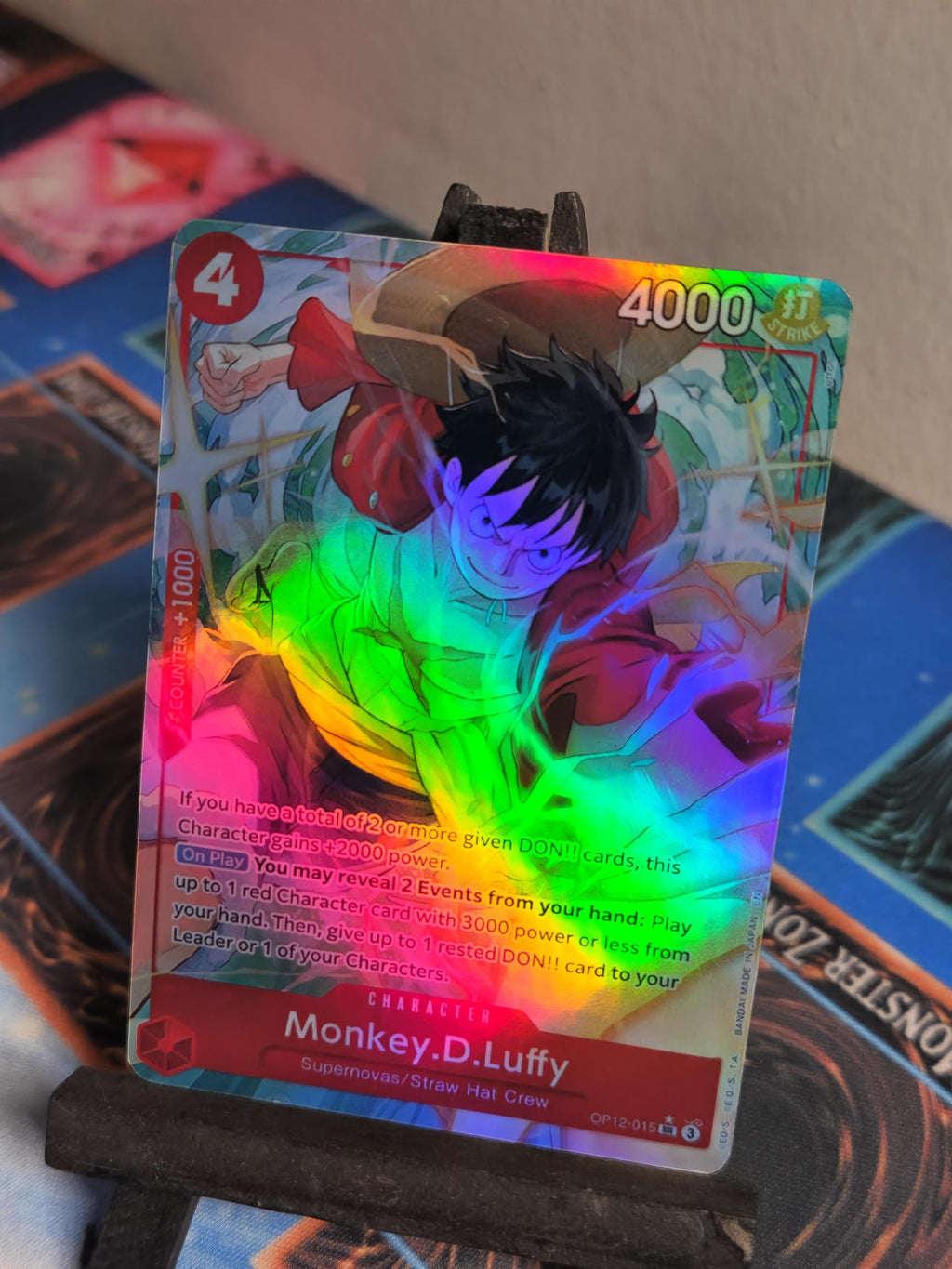 Monkey D Luffy alt art op12-015 One Piece proxy