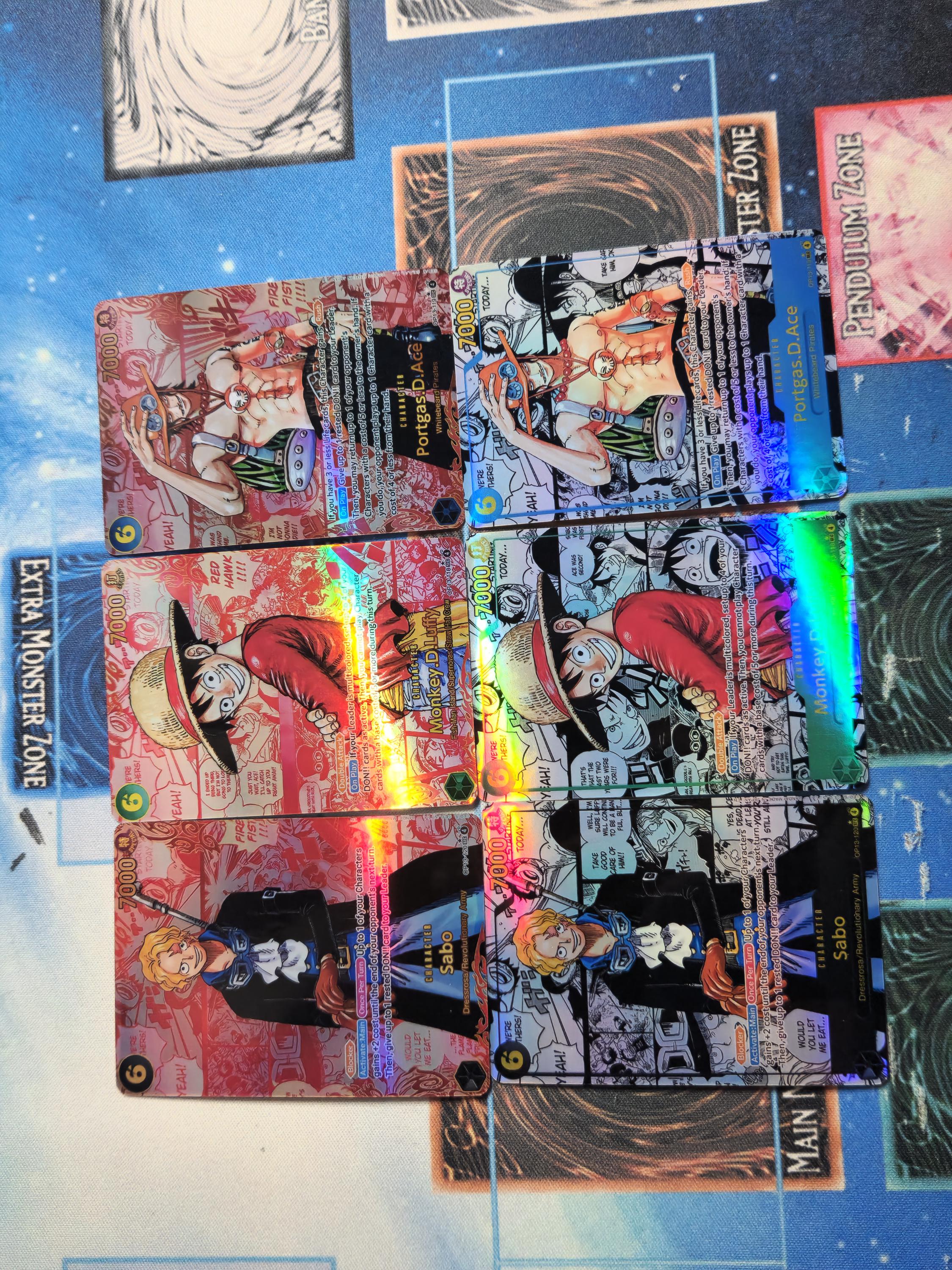 One Piece Manga Art Cards OP13 Read Description for Set Options