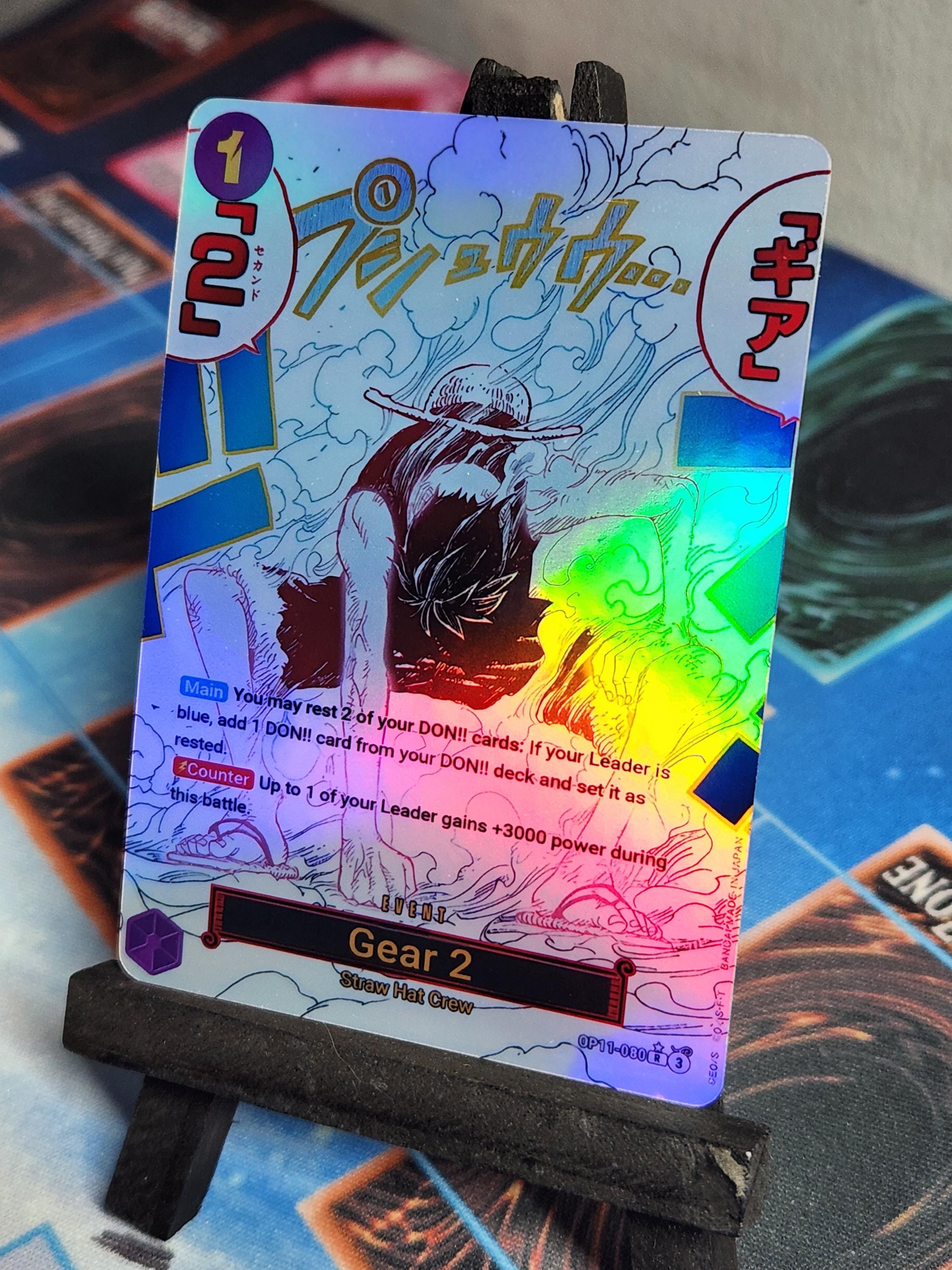 Gear 2 alt art OP11-080 One Piece Proxy