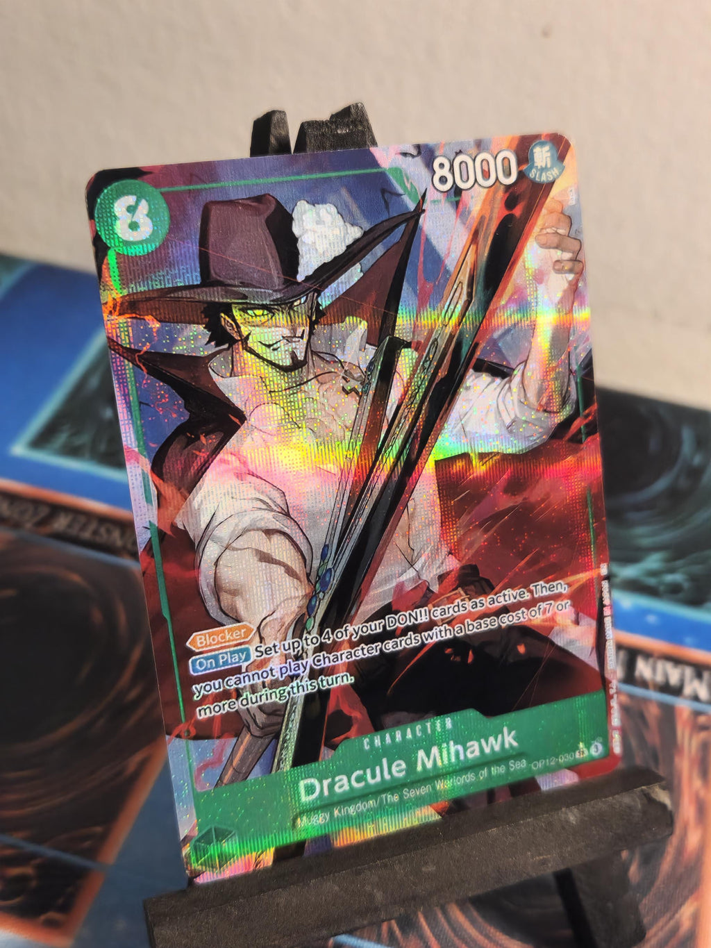 Dracule Mihawk alt art op12-030 One Piece Proxy