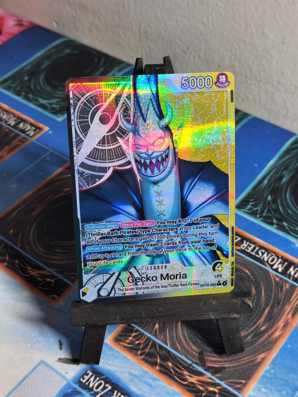 Gecko Moria Leader Alt Art OP14-080 One Piece Proxy