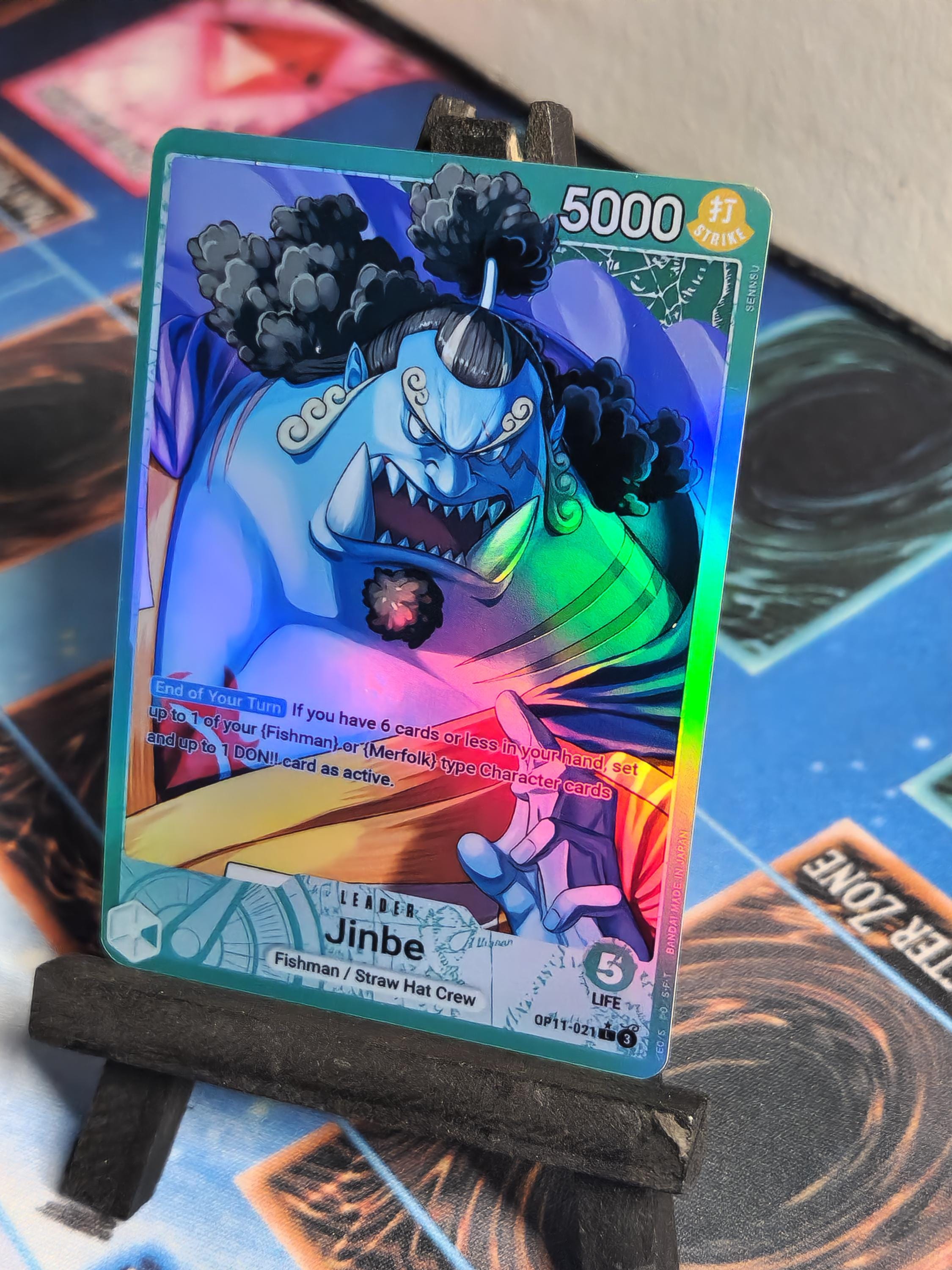 Jinbe Leader Alt Art OP11-021 One Piece Proxy