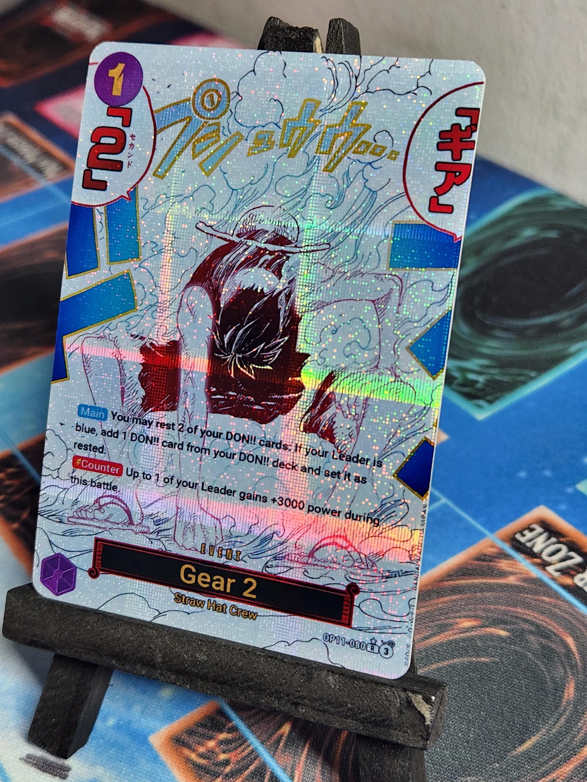 Gear 2 alt art OP11-080 One Piece Proxy