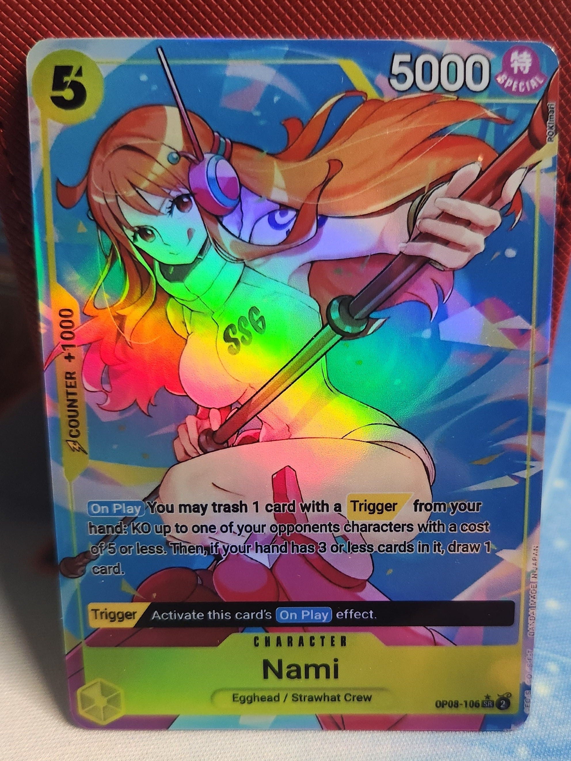 One Piece Nami alt art op08-106 proxy