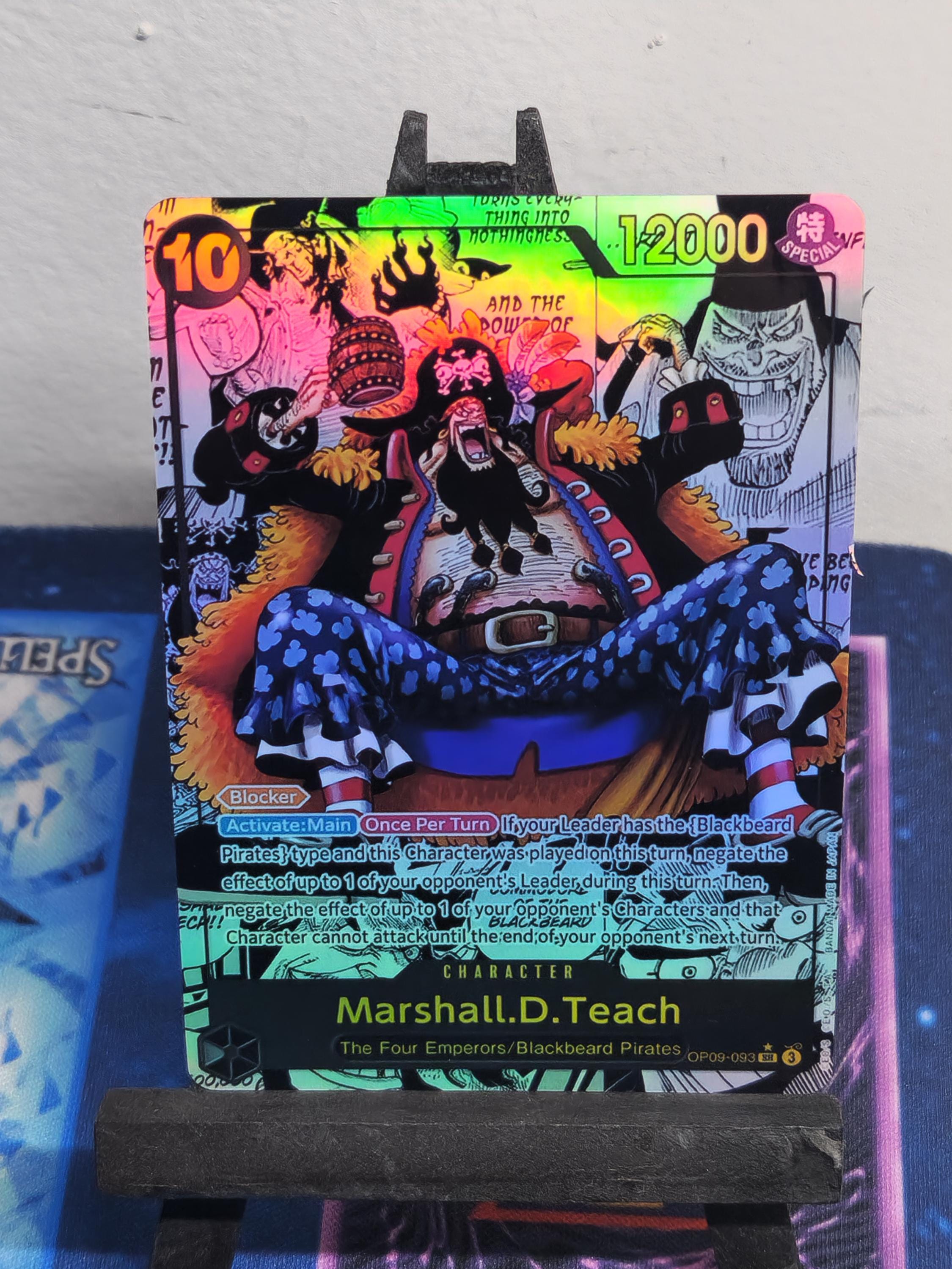 Marshall D Teach manga alt art op09-119 One Piece Proxy