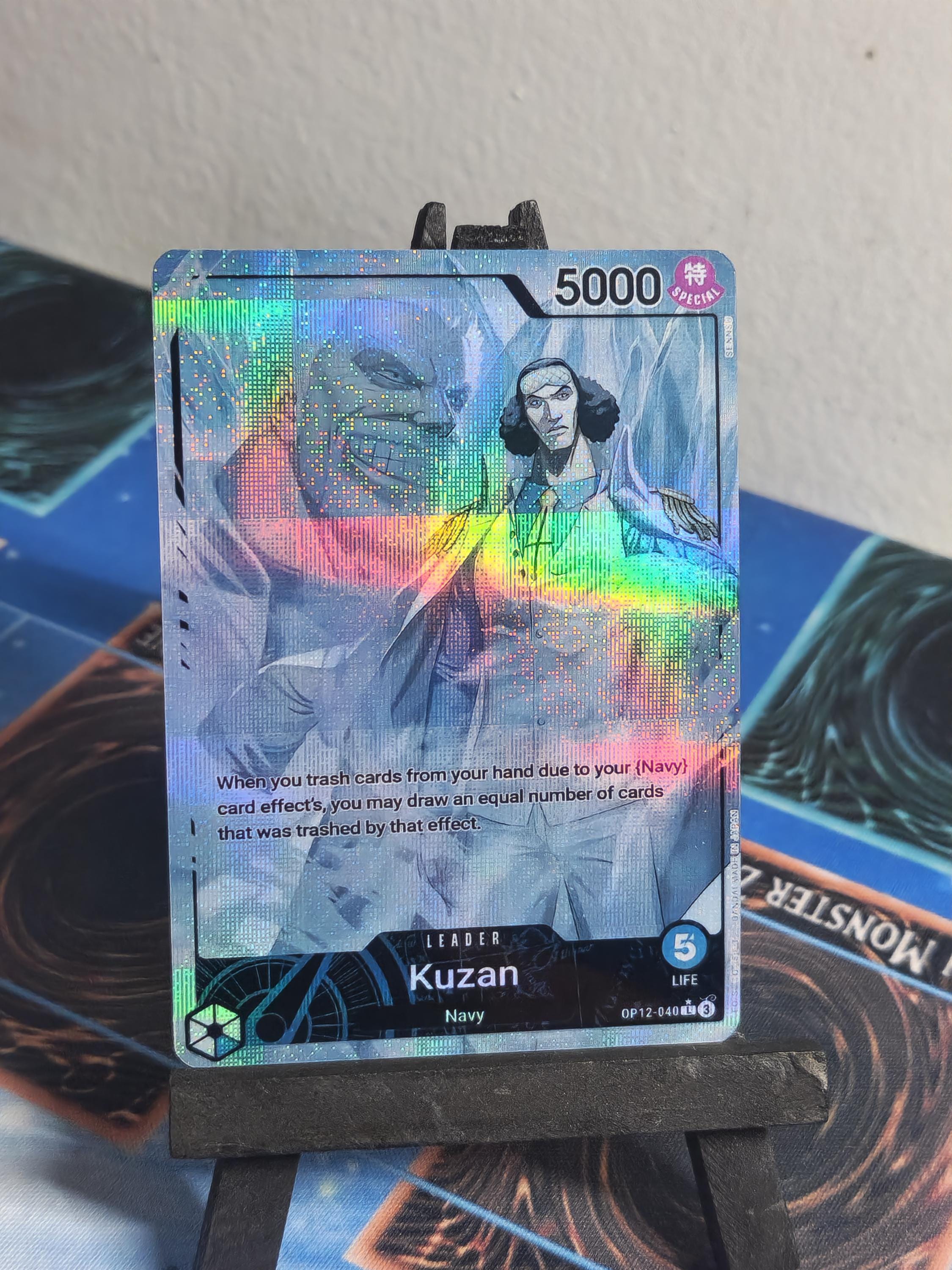 Kuzan Leader alt art op12-040 One Piece proxy