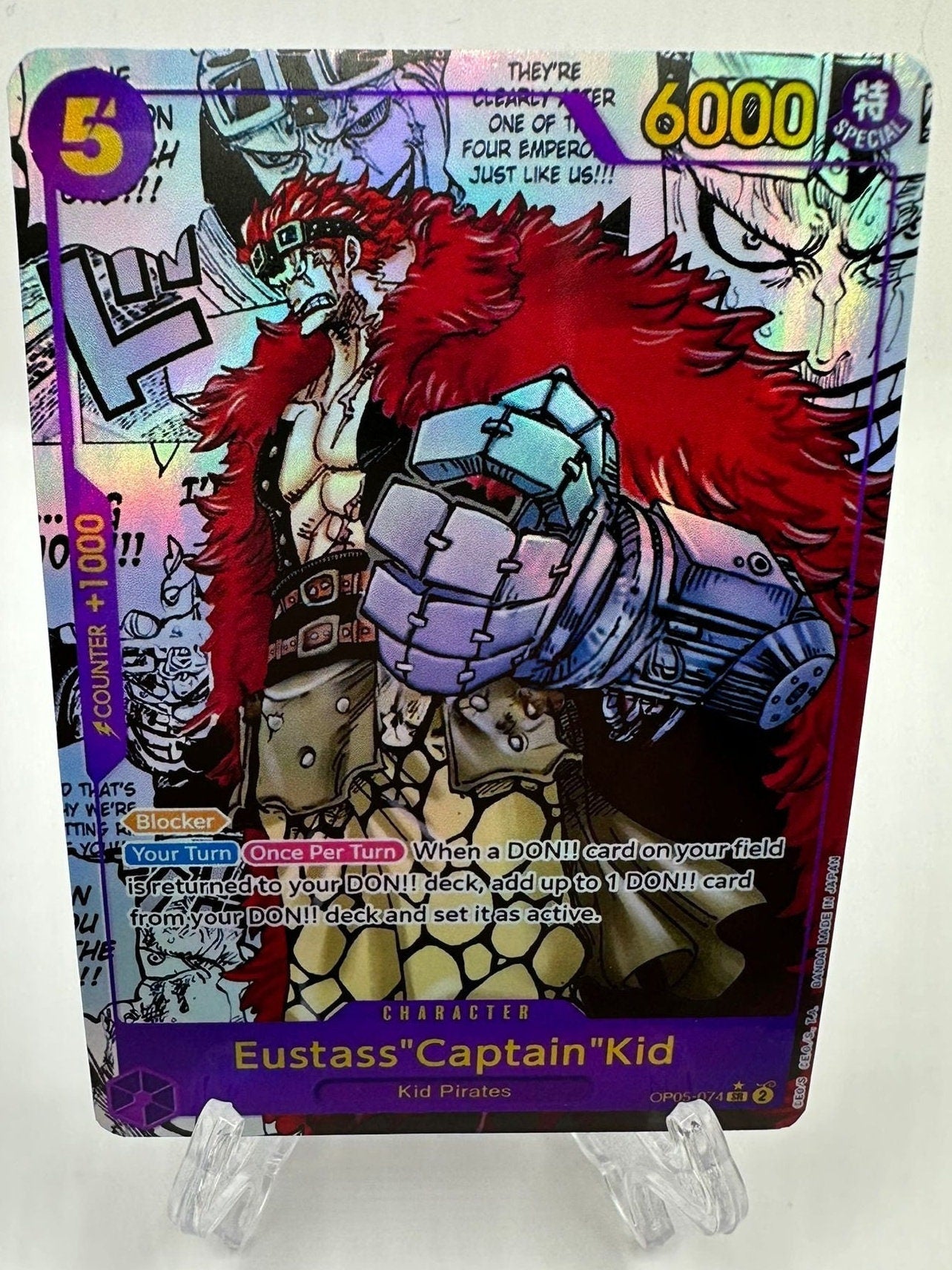 One Piece Eustass "Captain" Kid op05 manga proxy