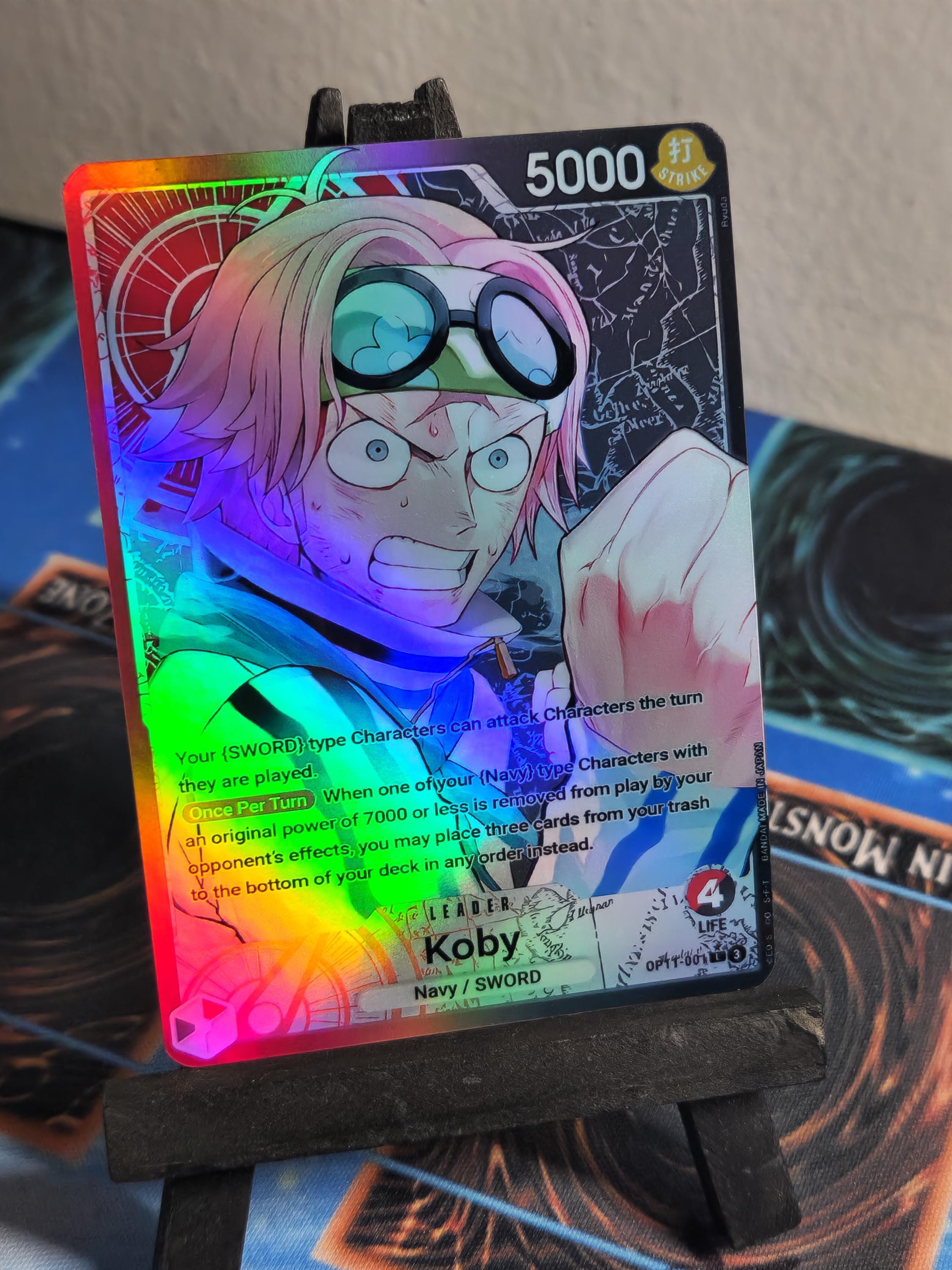 Koby Leader Alt Art OP11-001 One Piece Proxy