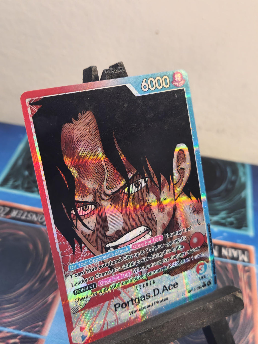 Portgas D Ace Leader alt art op13-002 One Piece proxy