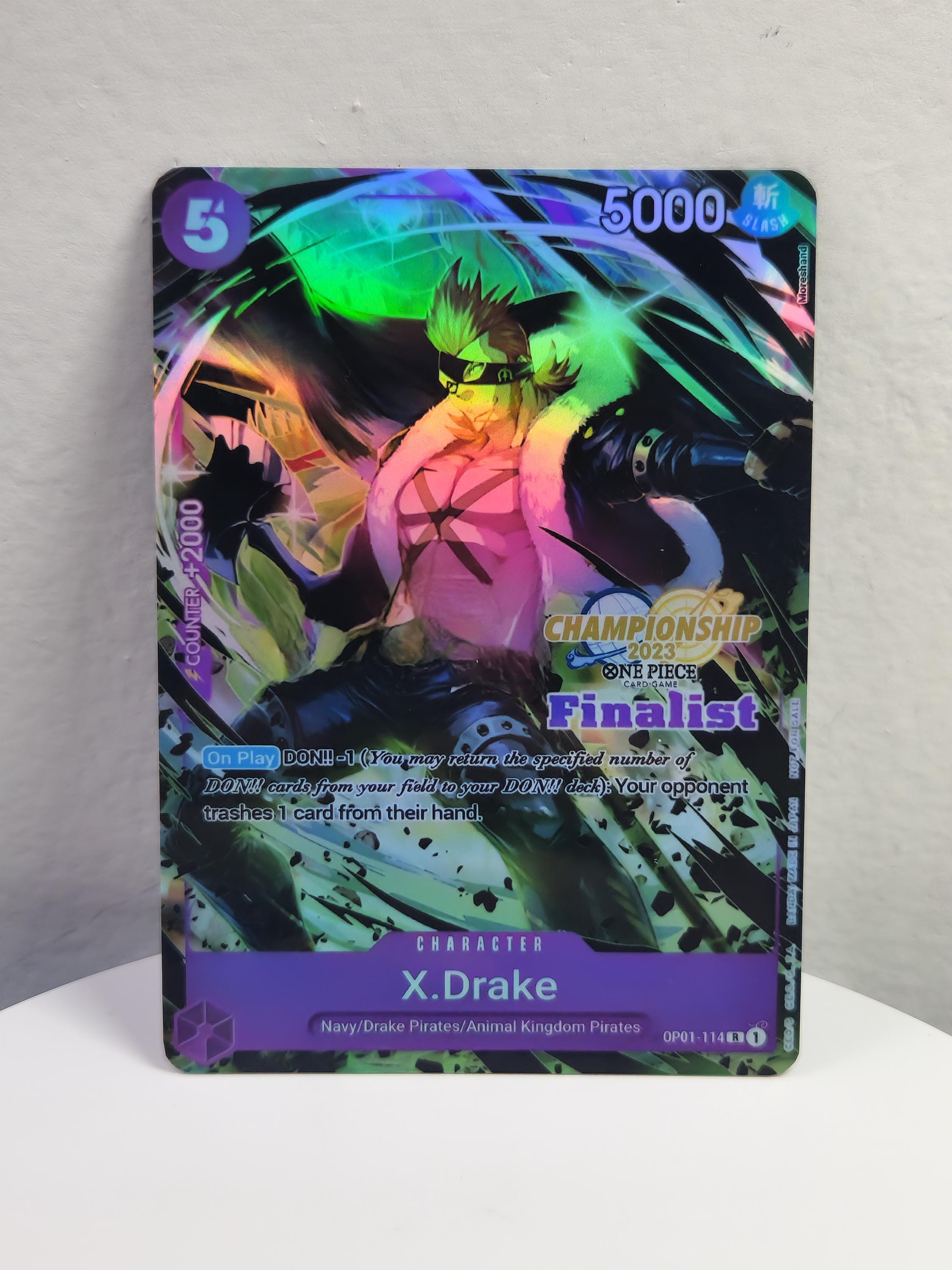 X-Drake championship 2023 op01-114 One Piece Proxy