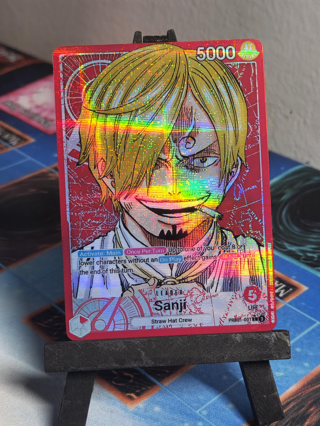 Sanji Leader Alt Art PRB01-001 One Piece Proxy Card