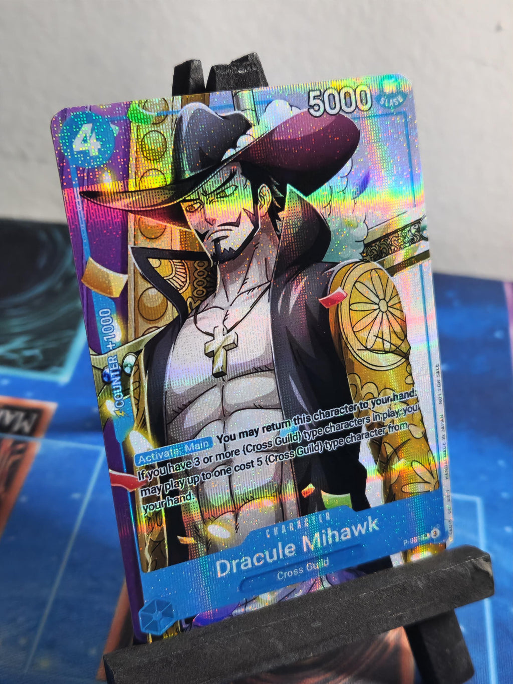 Dracule Mihawk promo  P-081 One Piece Proxy