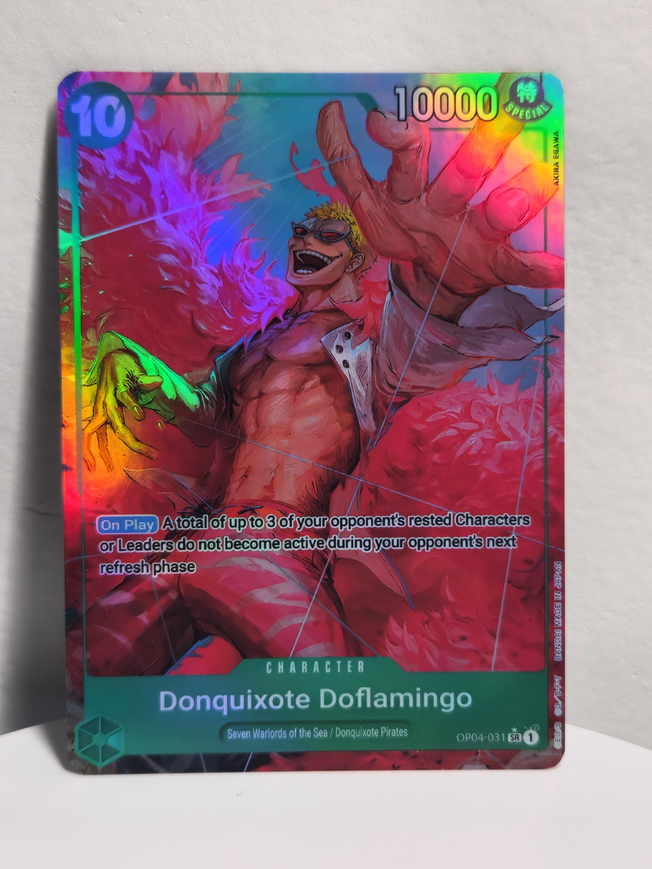 Donquixote Doflamingo PRB01 alt art op04-031 One Piece Proxy