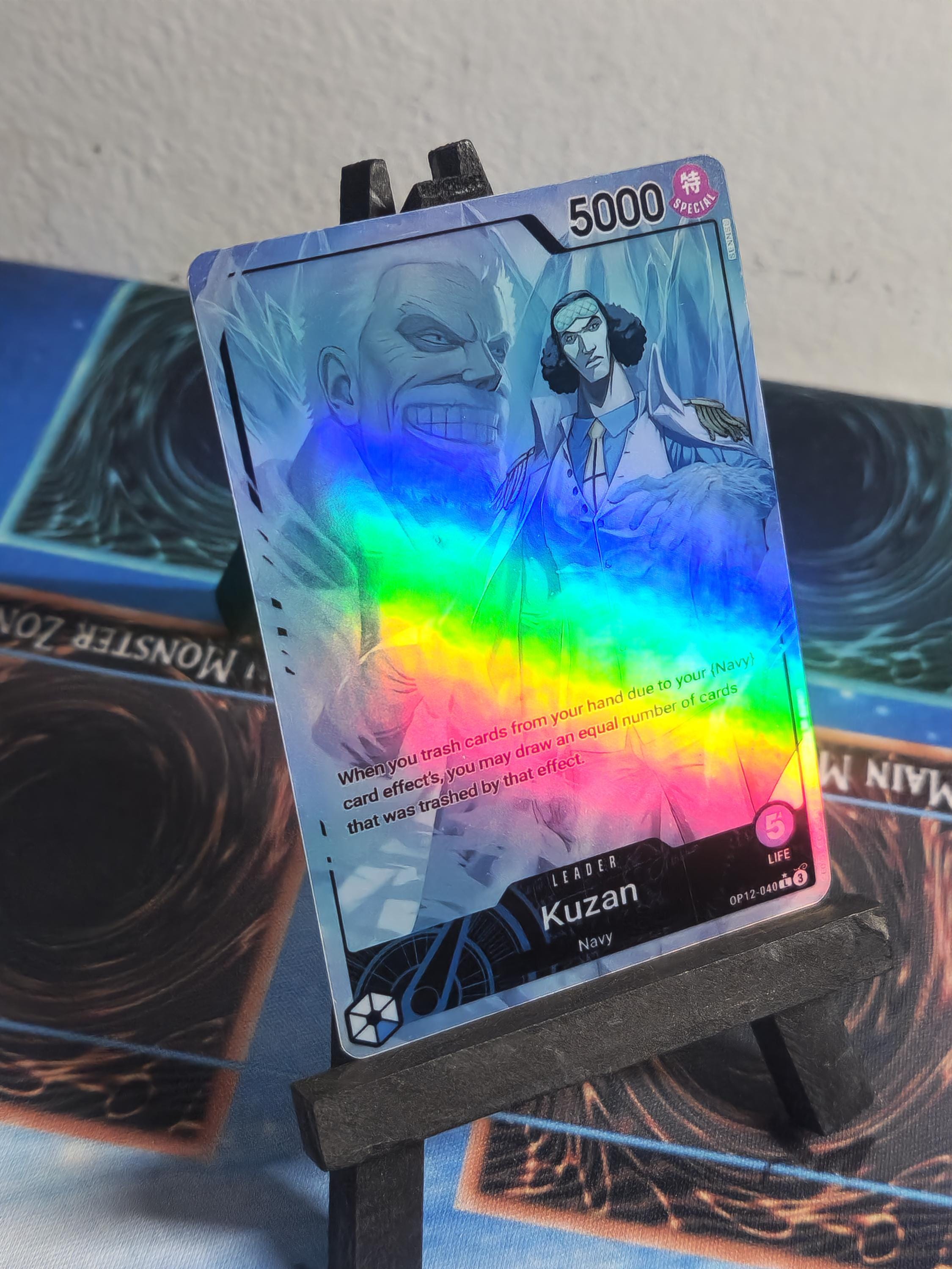 Kuzan Leader alt art op12-040 One Piece proxy