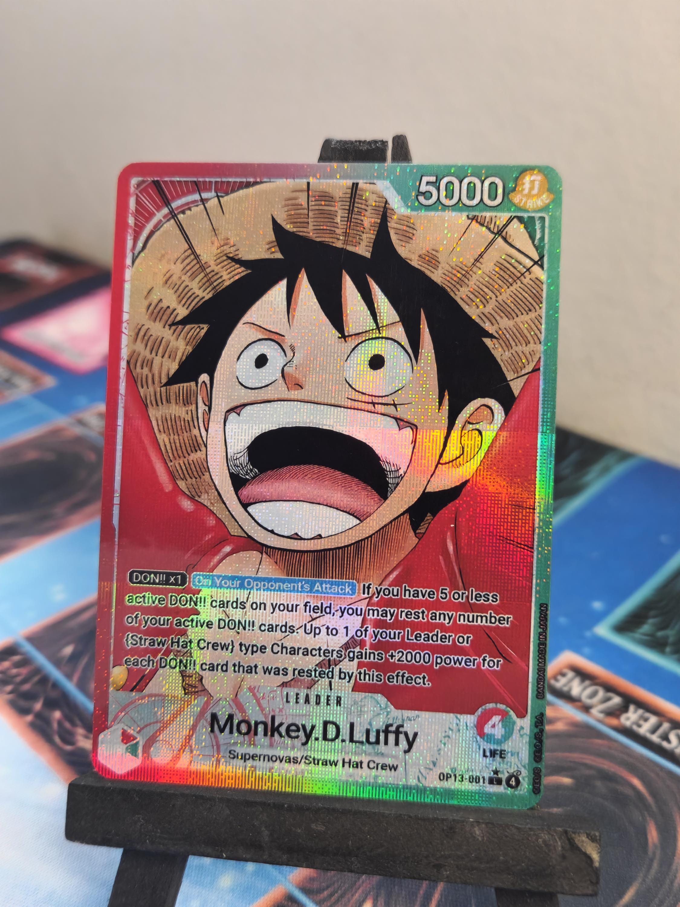 Monkey D Luffy Leader alt art op13-001 One Piece proxy