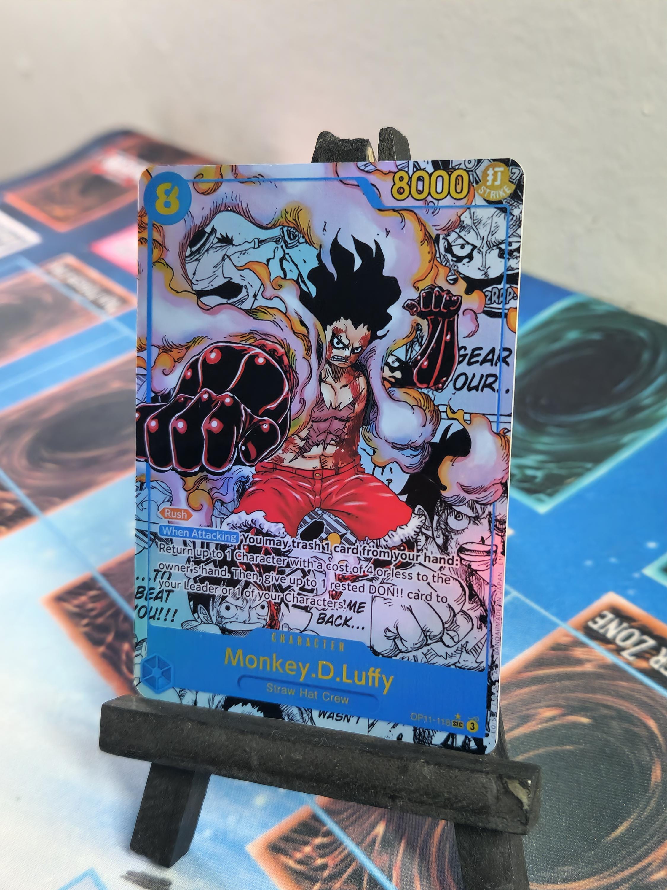 Monkey D Luffy Manga Alt Art OP11-118 One Piece Proxy
