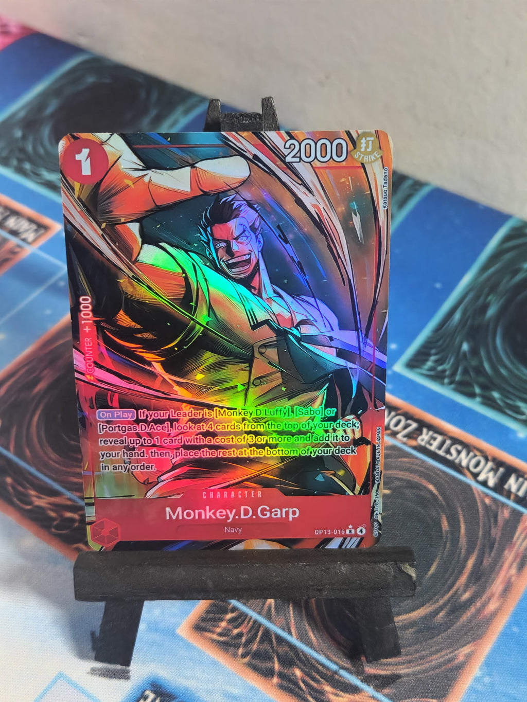 Monkey D Garp alt art op13-016 One Piece proxy
