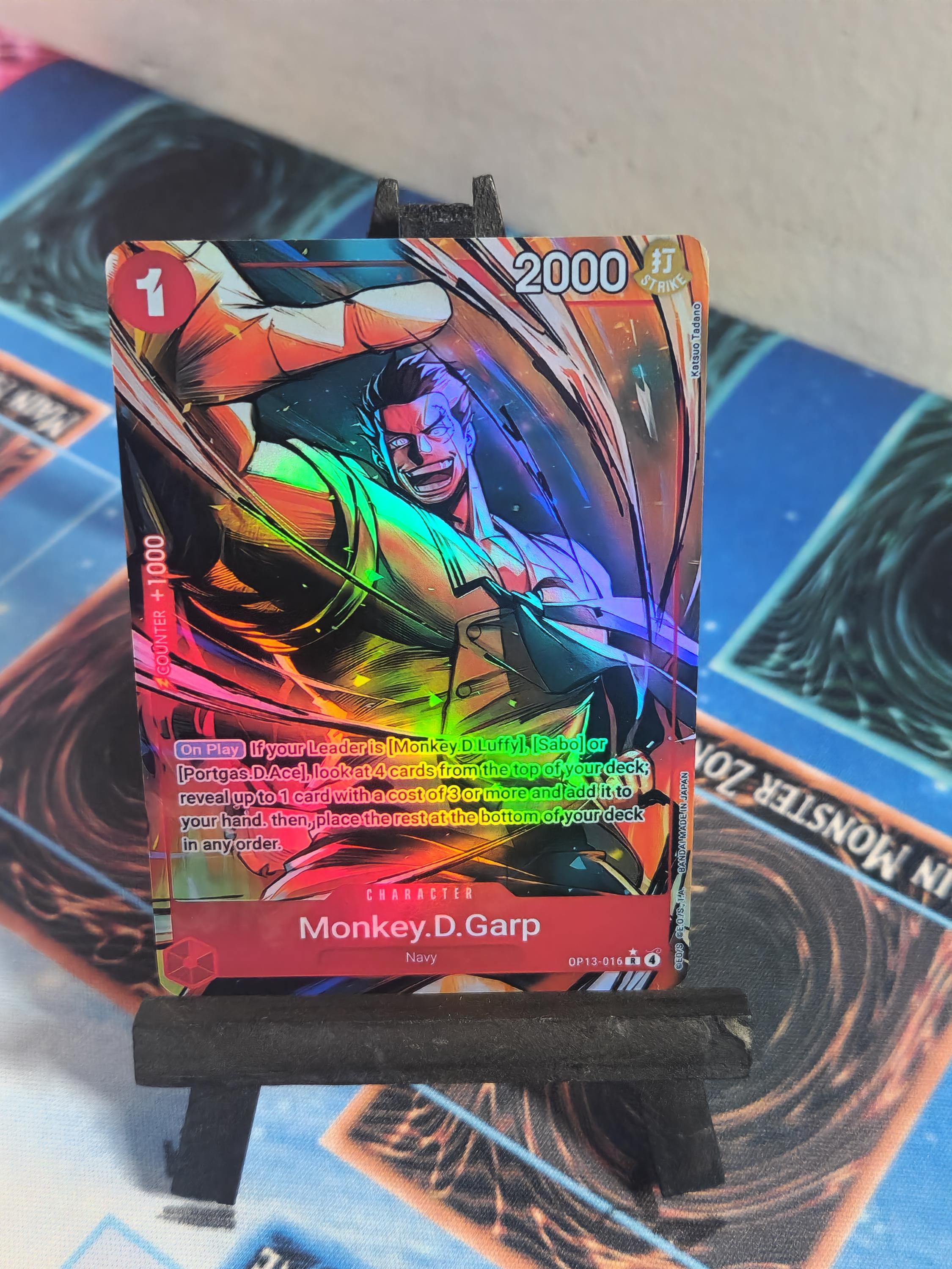 Monkey D Garp alt art op13-016 One Piece proxy