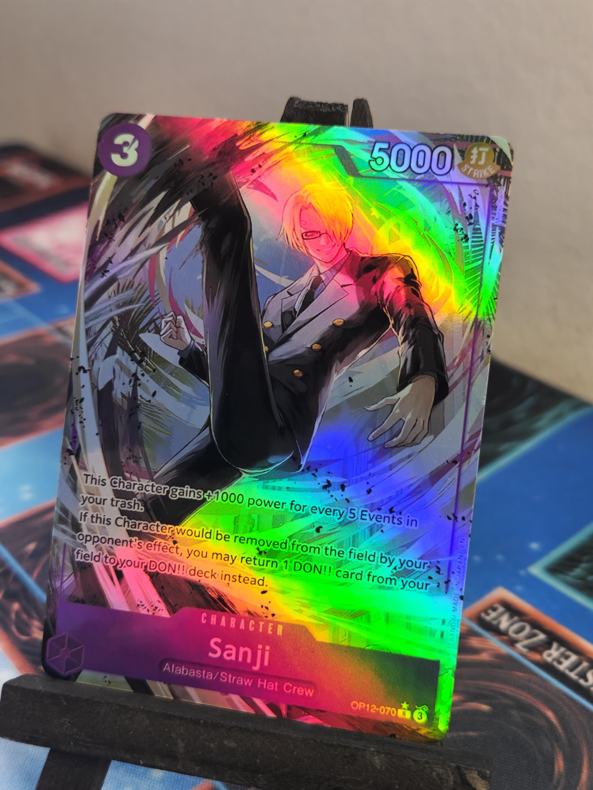 Sanji alt art op12-070 One Piece proxy
