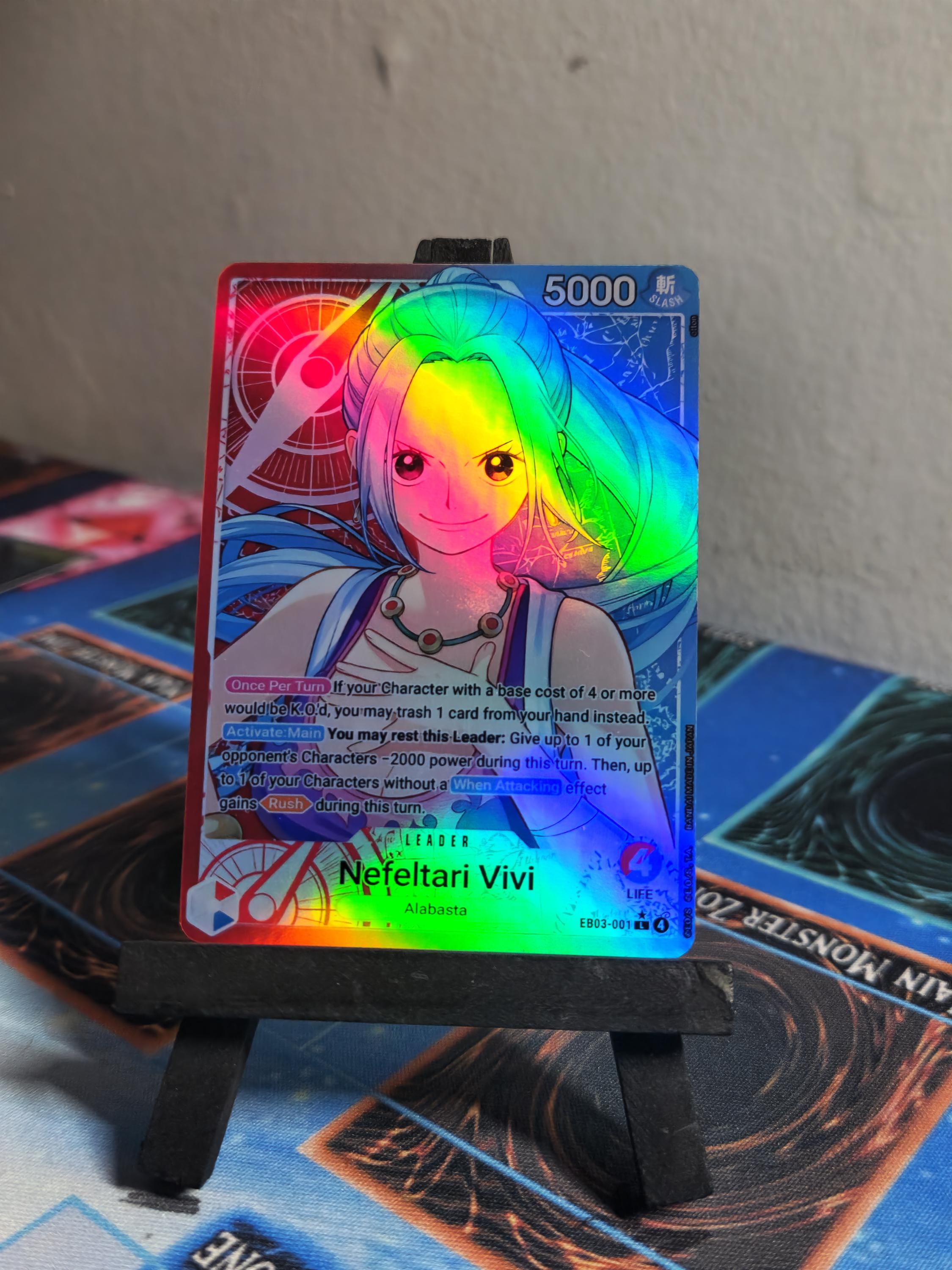 Nefeltari Vivi Leader alt art EB03-001 One Piece Proxy