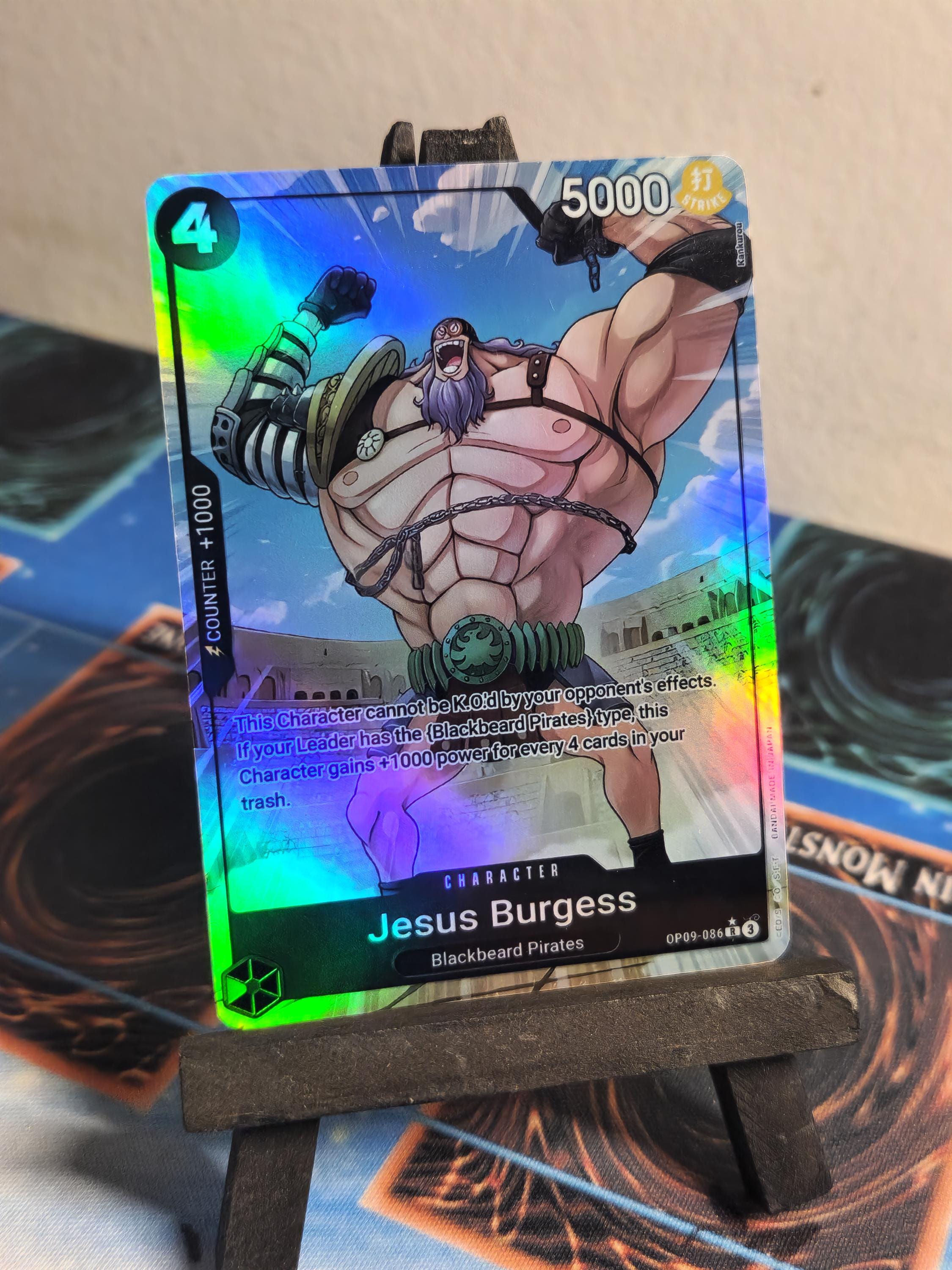 Jesus Burgess alt art PRB02 OP09-082 One Piece proxy