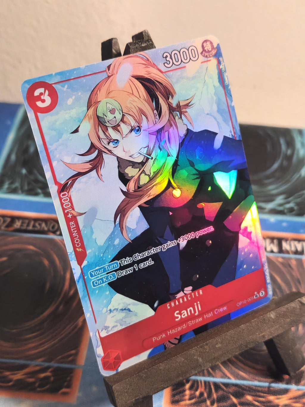 Sanji alt art OP10-005 One Piece Proxy Card