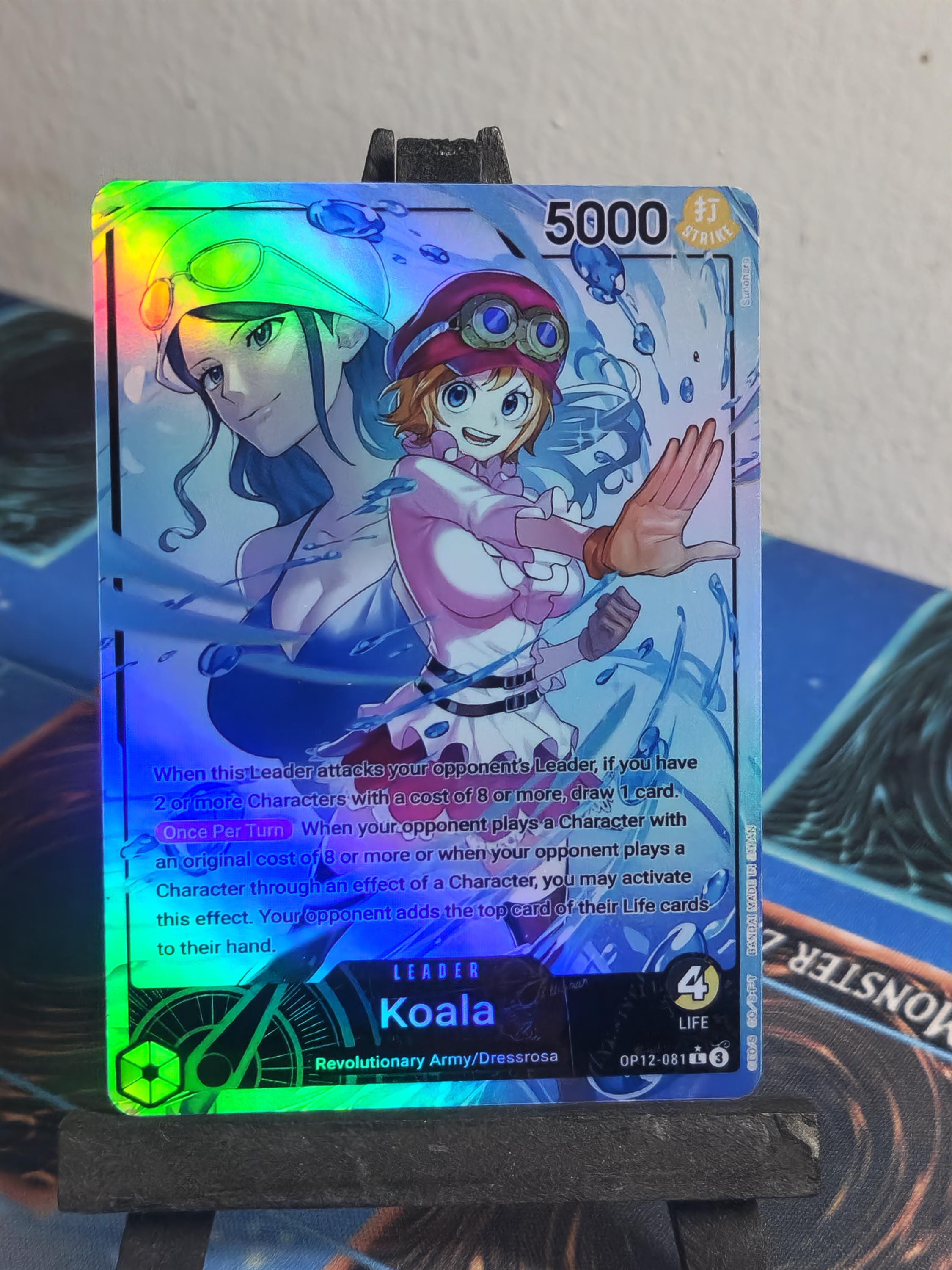 Koala Leader alt art op12-081 One Piece proxy