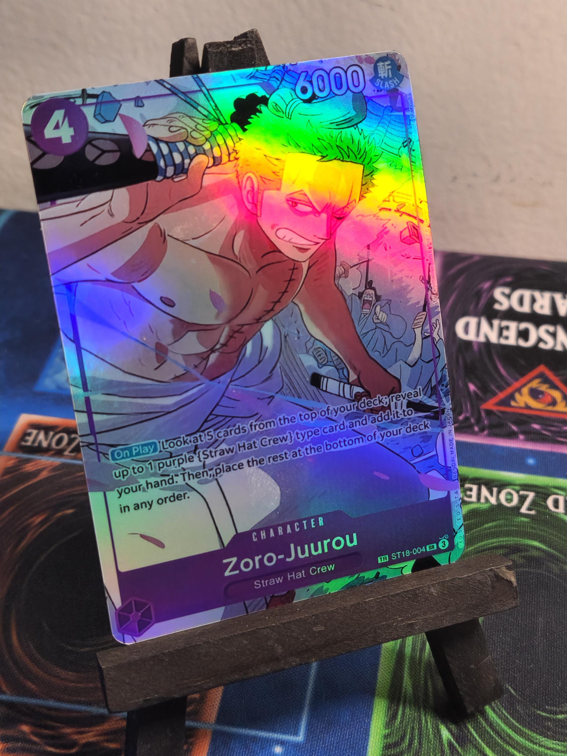 Zoro-Juurou Treasure Rare ST18-004 One Piece Proxy