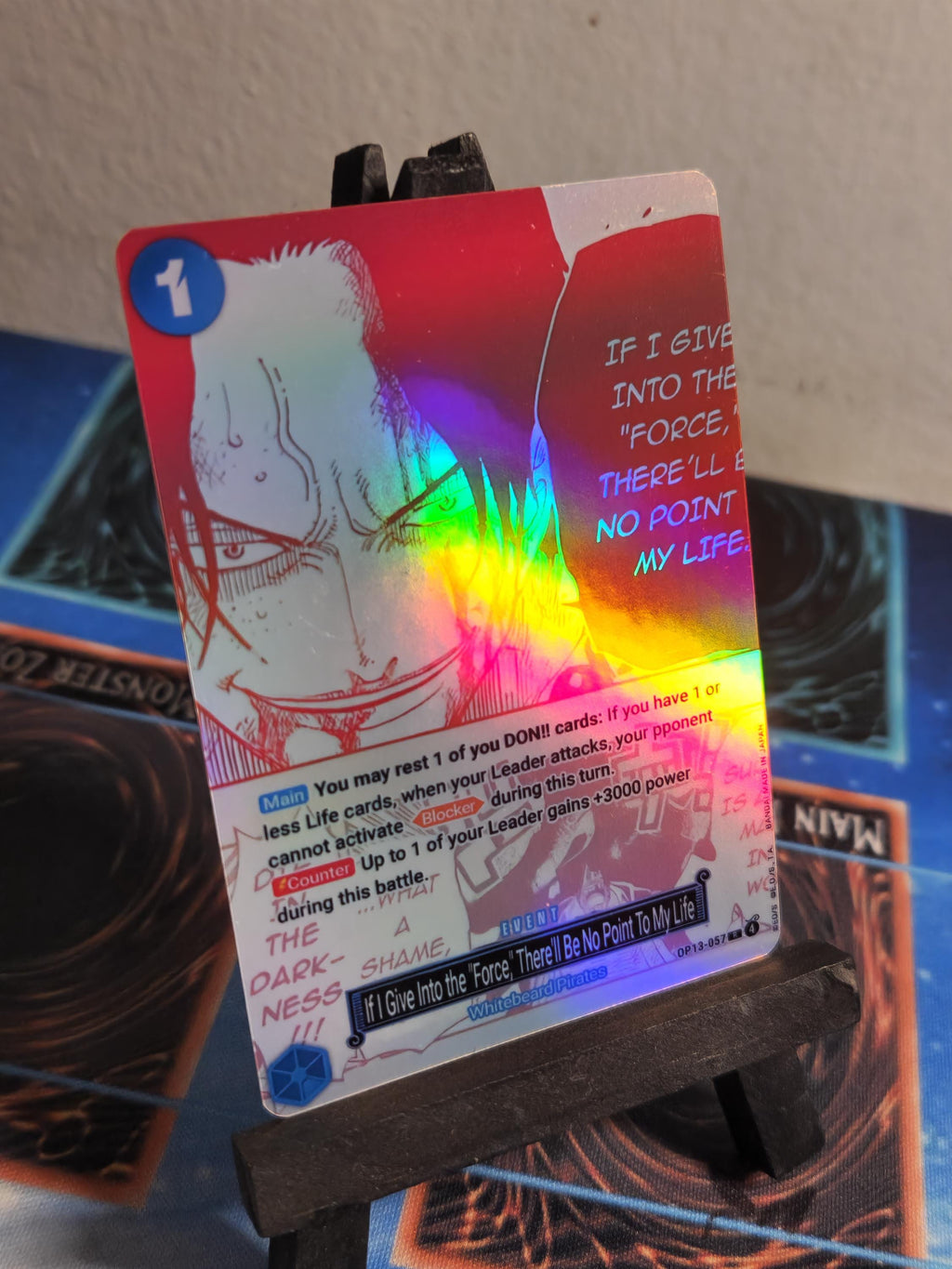 If I Give Into the Force  manga alt art op13-057 One Piece proxy