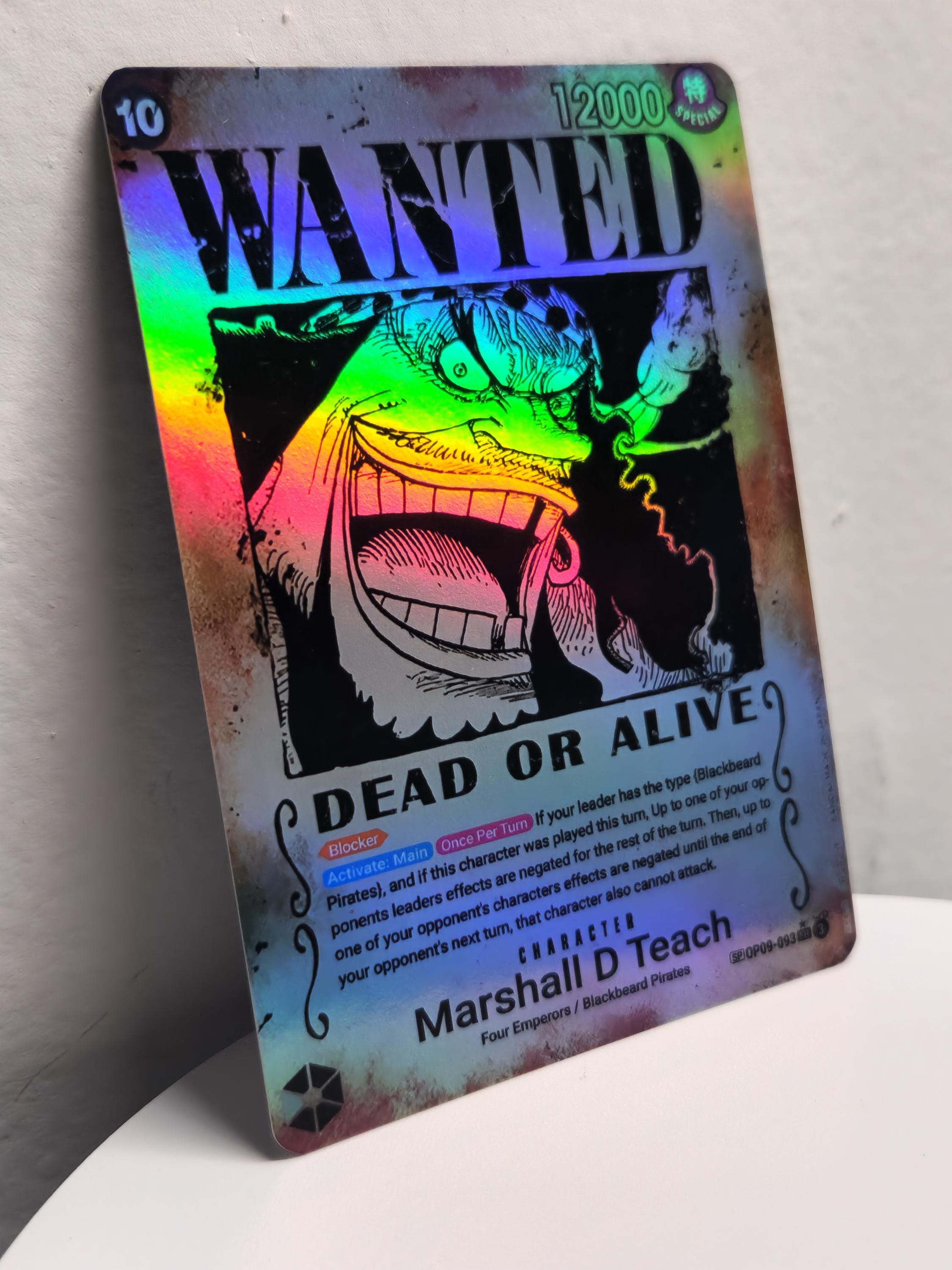 Marshall D Teach Wanted Poster op09-093 One Piece Proxy