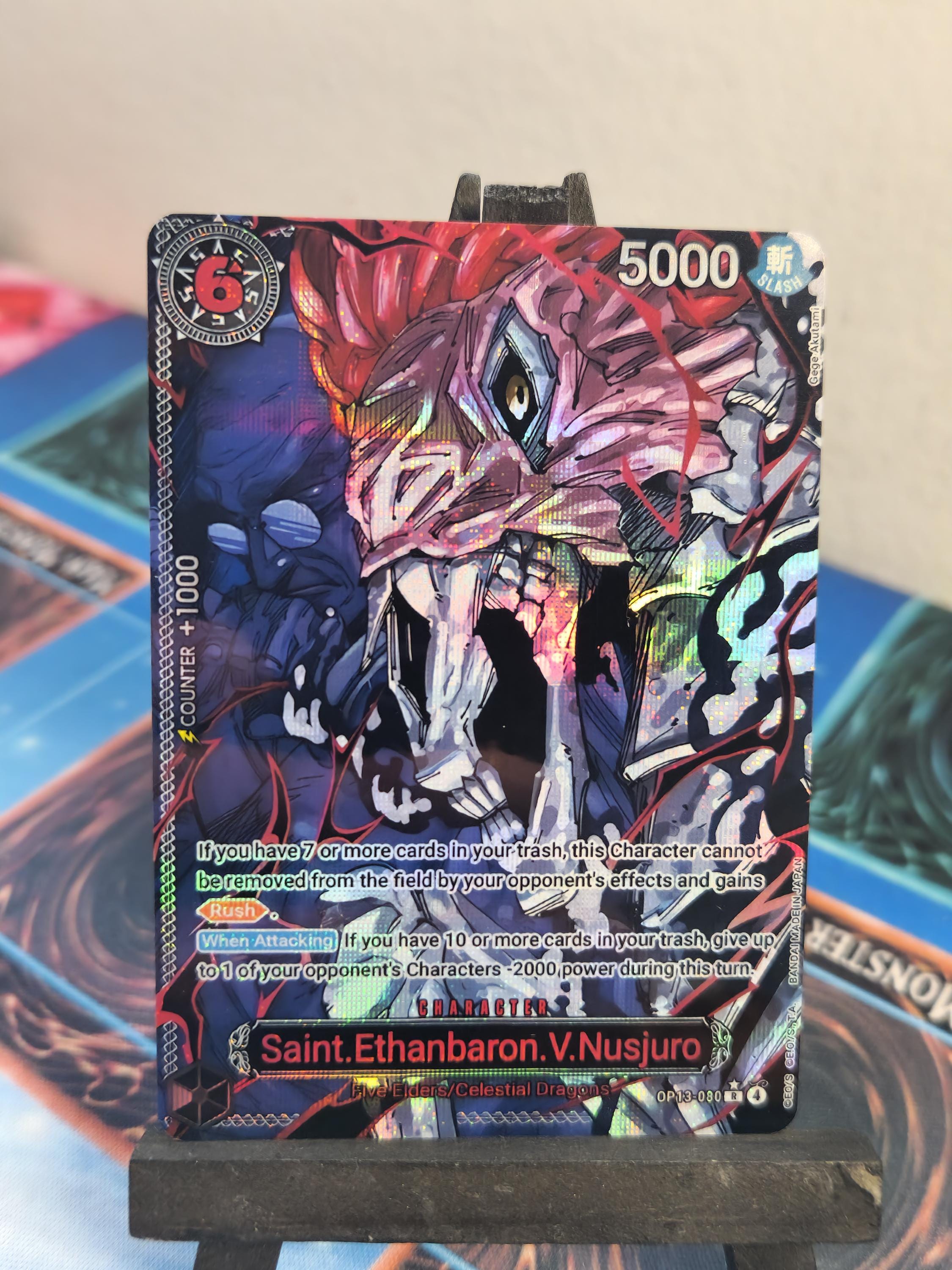 Saint Ethanbaron V Nusjuro alt art op13-080 One Piece proxy
