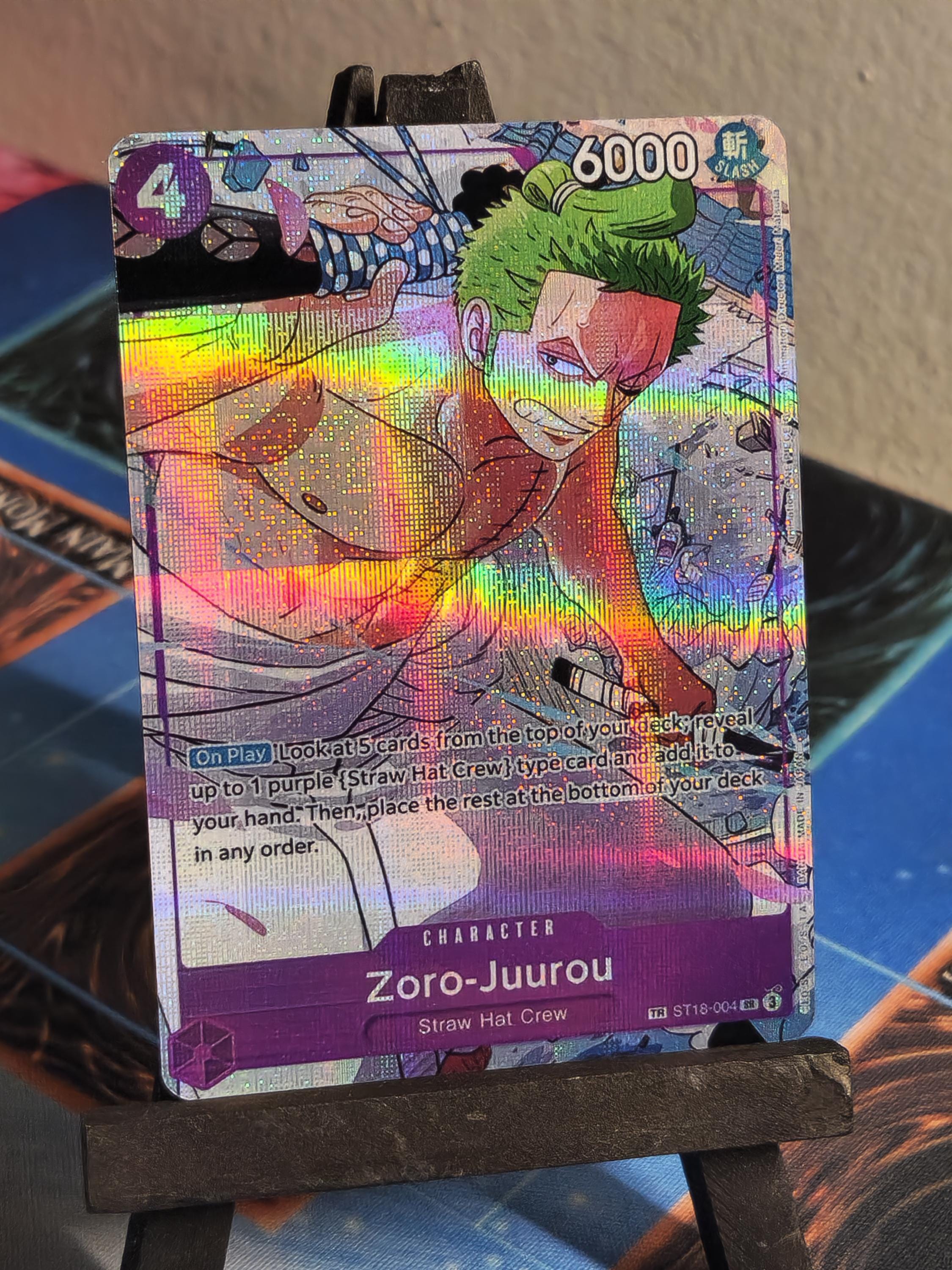 Zoro-Juurou Treasure Rare ST18-004 One Piece Proxy