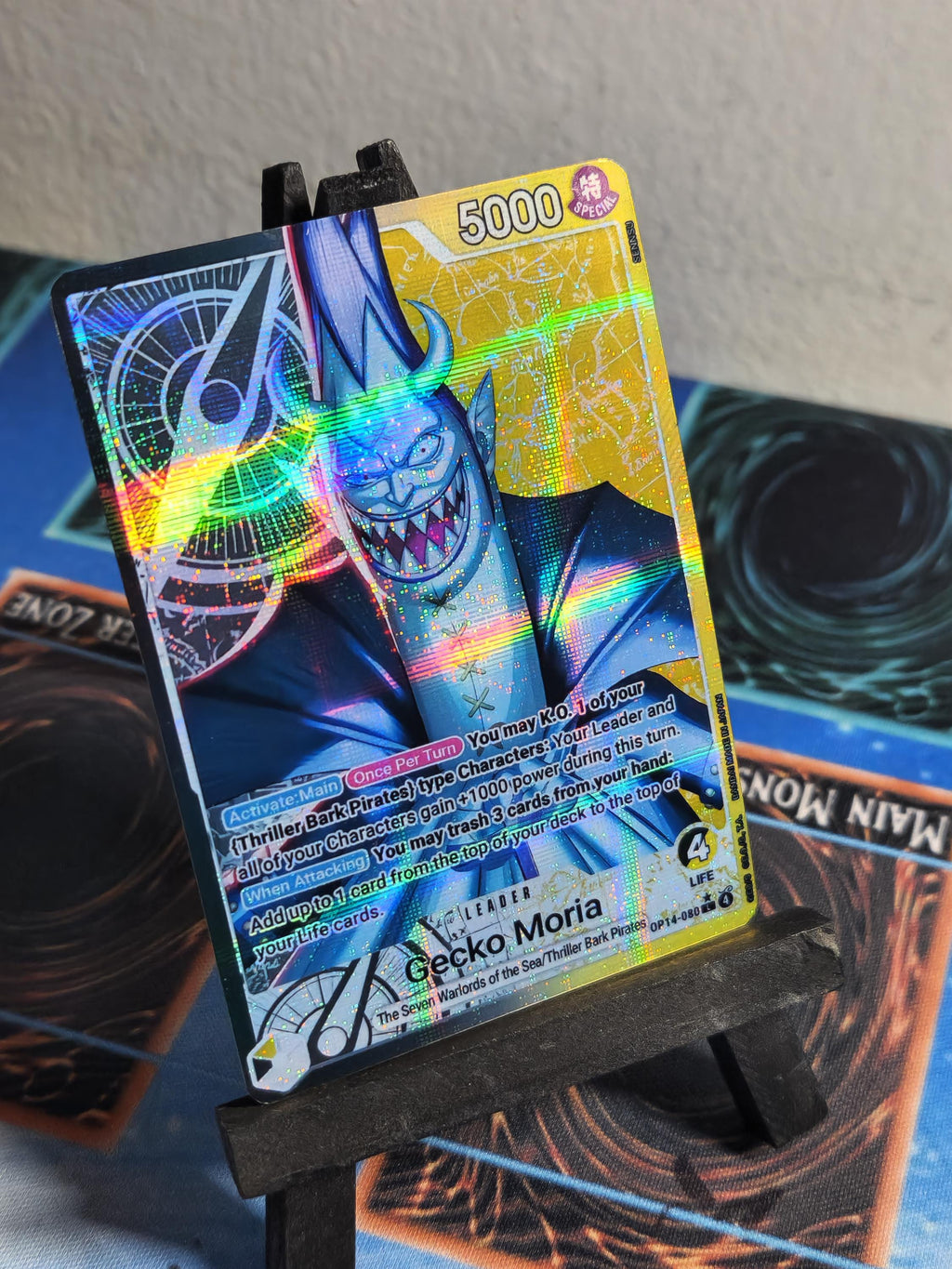 Gecko Moria Leader Alt Art OP14-080 One Piece Proxy