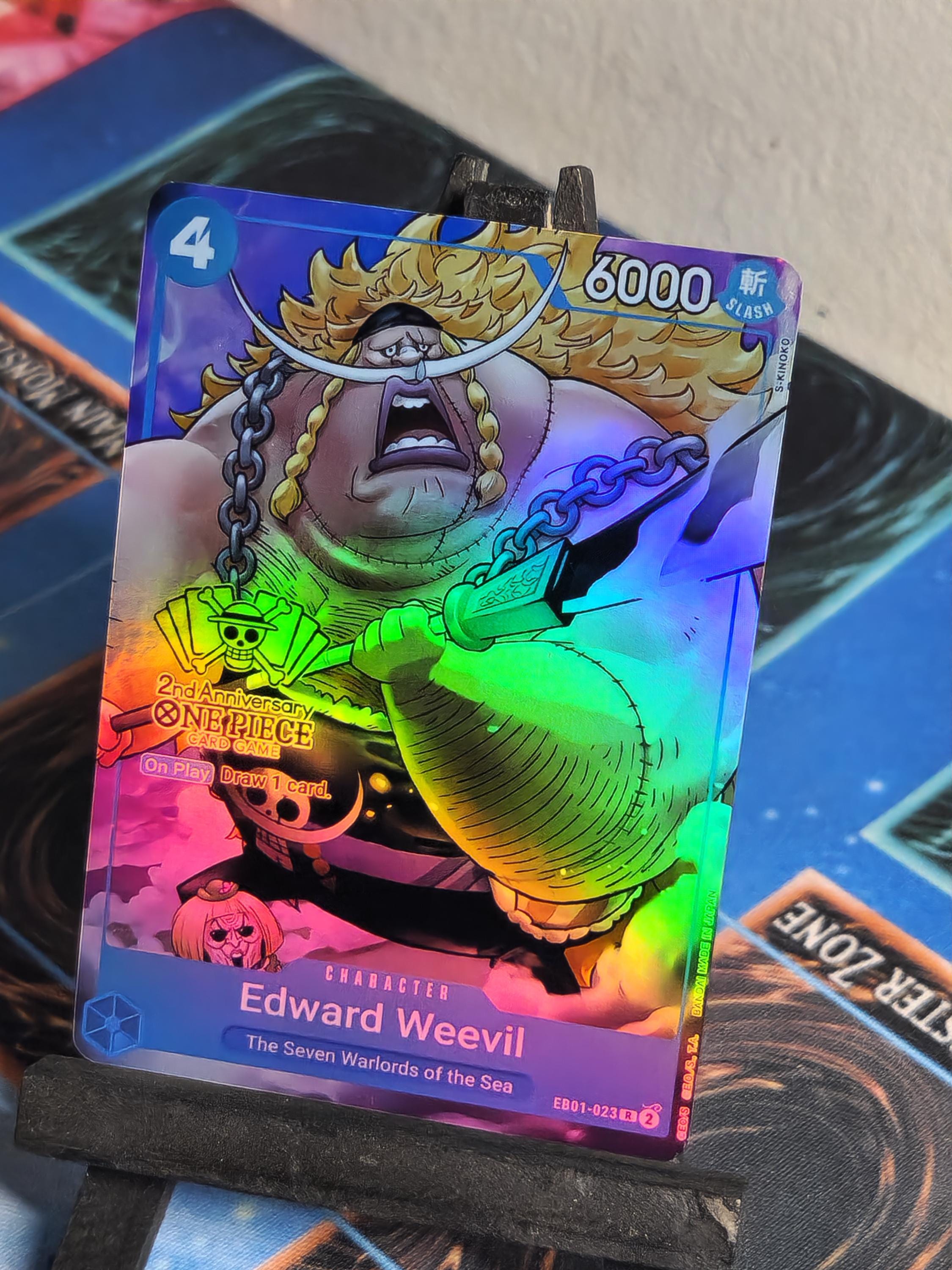 Edward Weevil 2nd Anniversary alt art eb01-0 23One Piece proxy