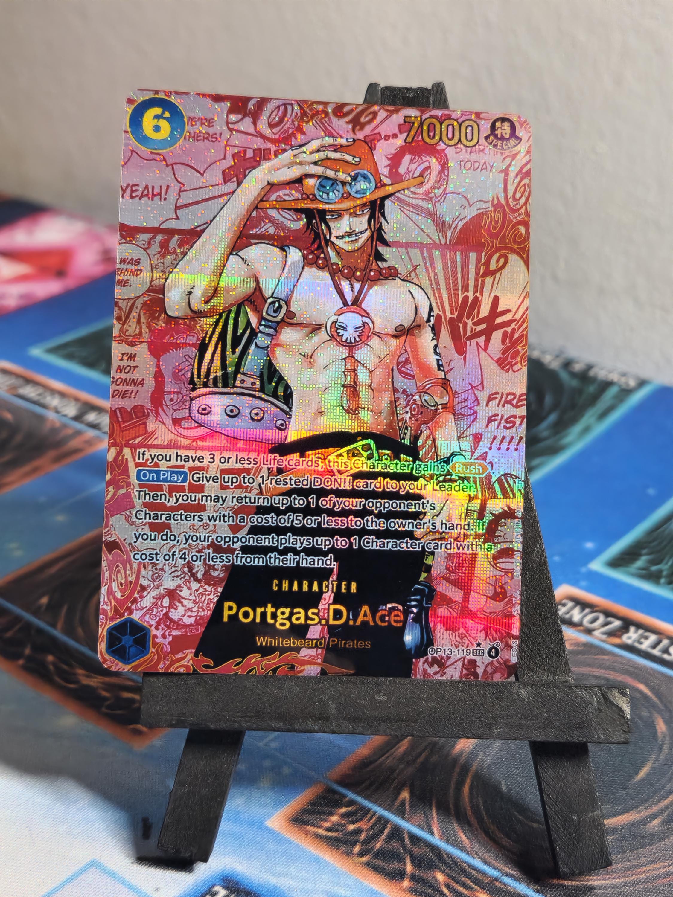 Portgas D Ace manga red alt art op13-119 One Piece Proxy