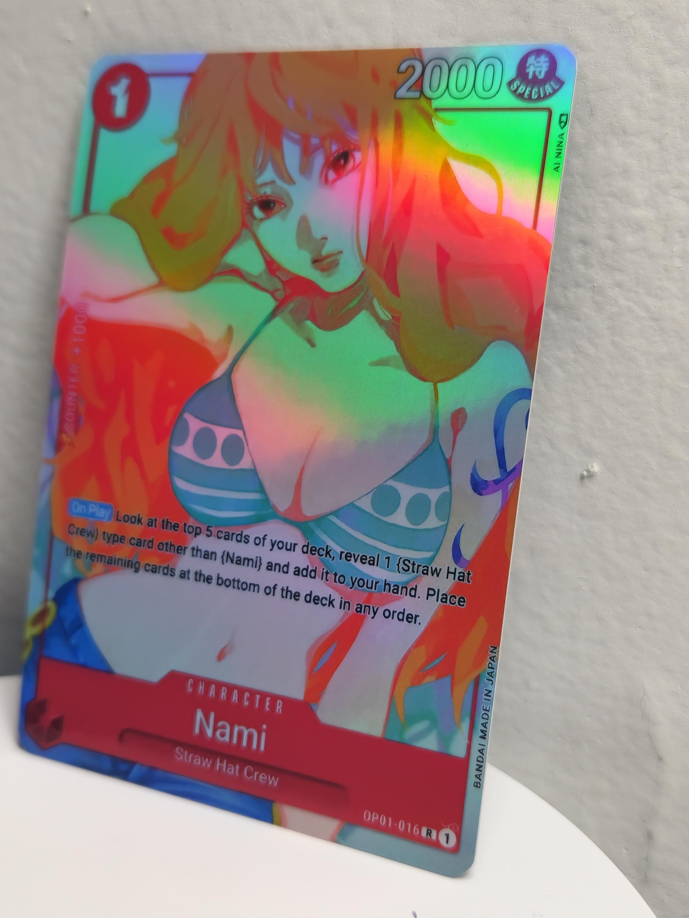 Nami Asia Only alt art op01-016 One Piece Proxy