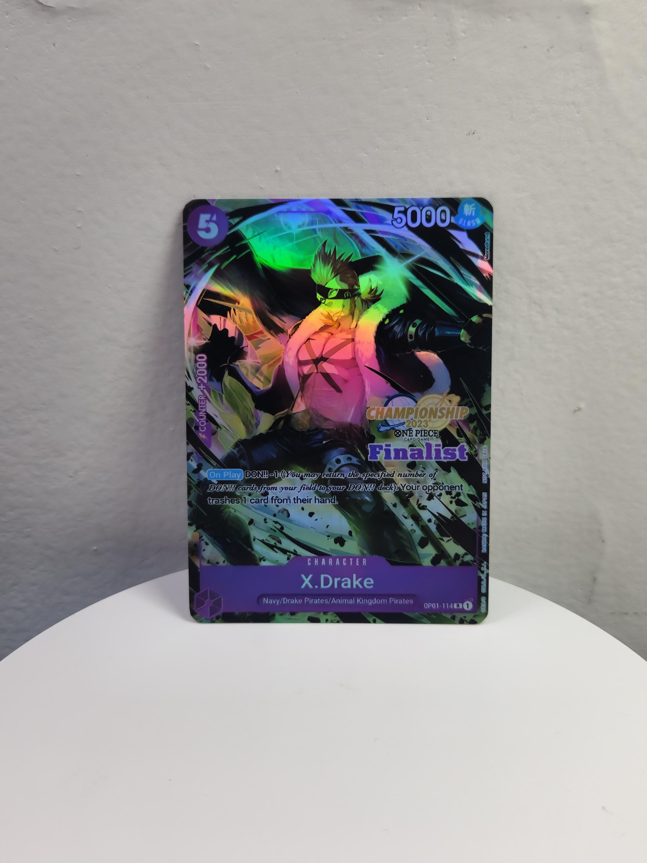 X-Drake championship 2023 op01-114 One Piece Proxy