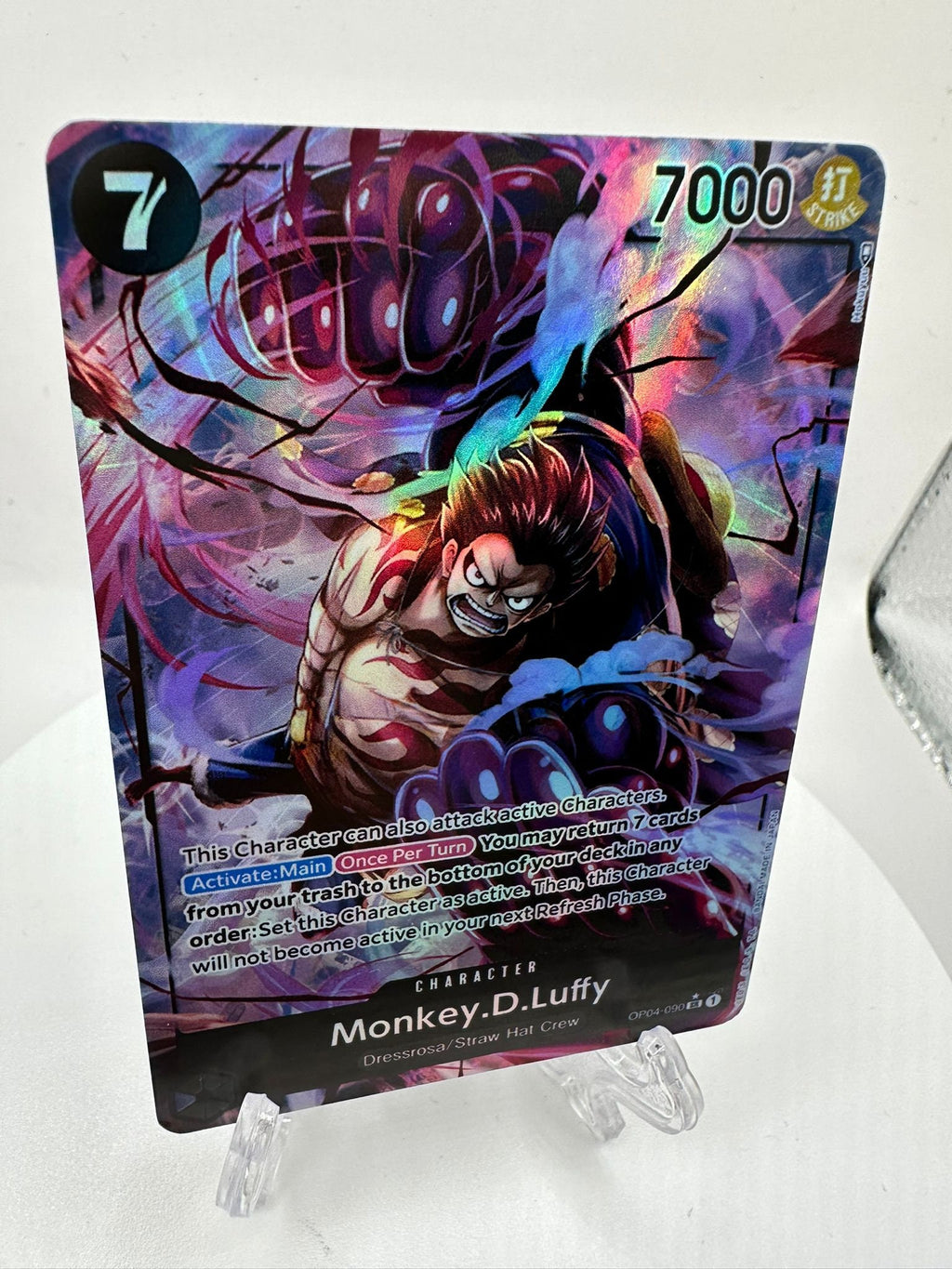 Moneky D. Luffy Gear 4 op04-090  alt art One Piece proxy