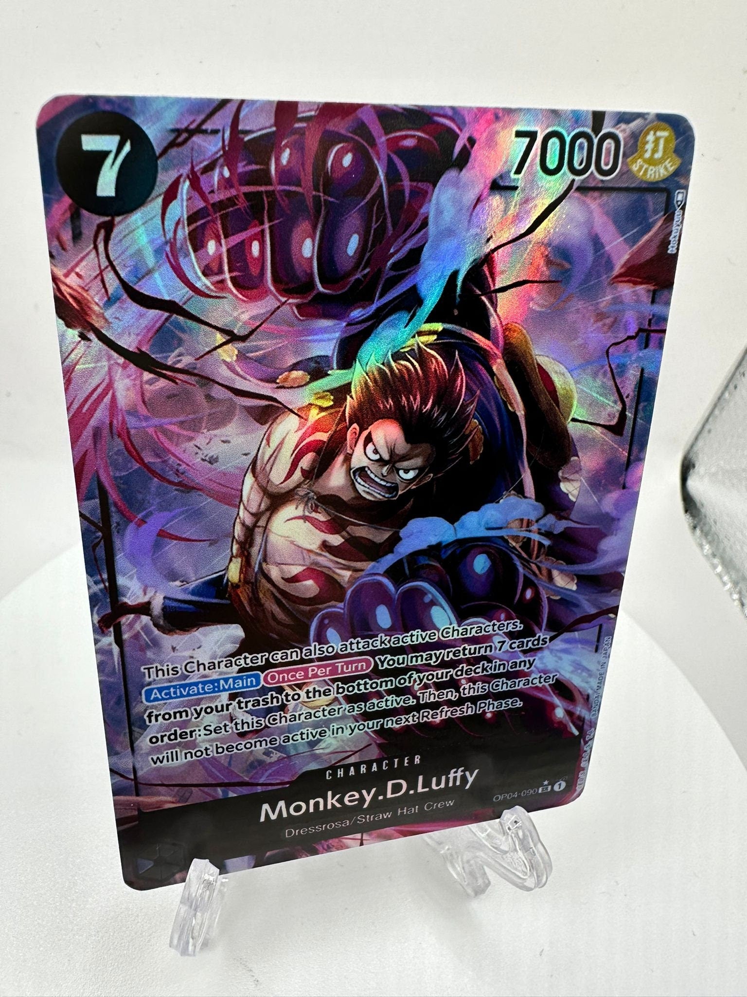 Moneky D. Luffy Gear 4 op04-090  alt art One Piece proxy