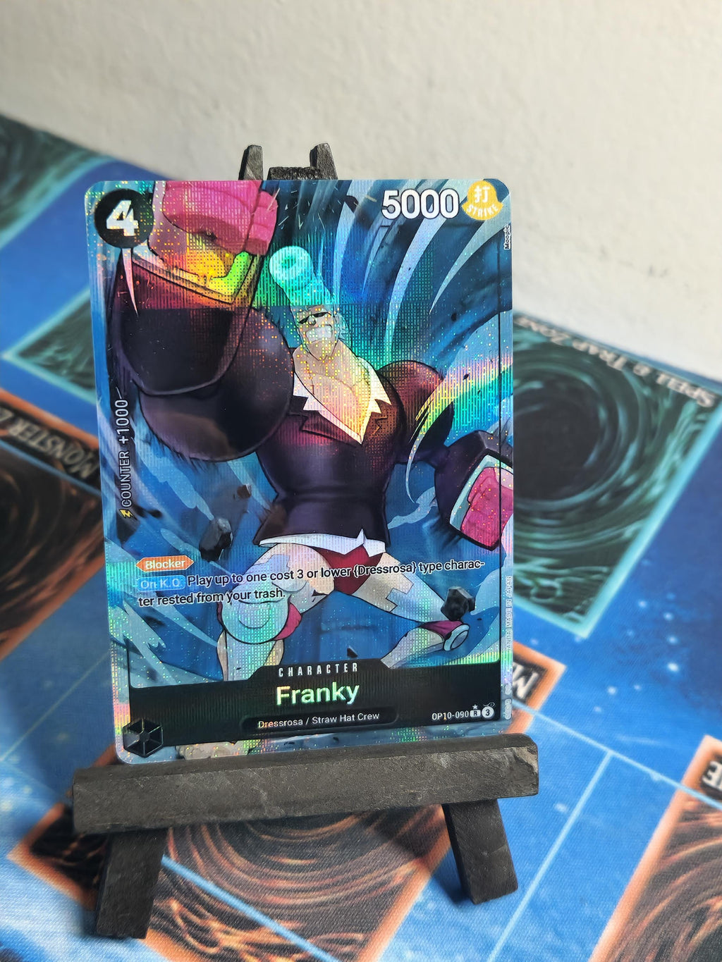 Franky alt art OP10-090 One Piece Proxy Card
