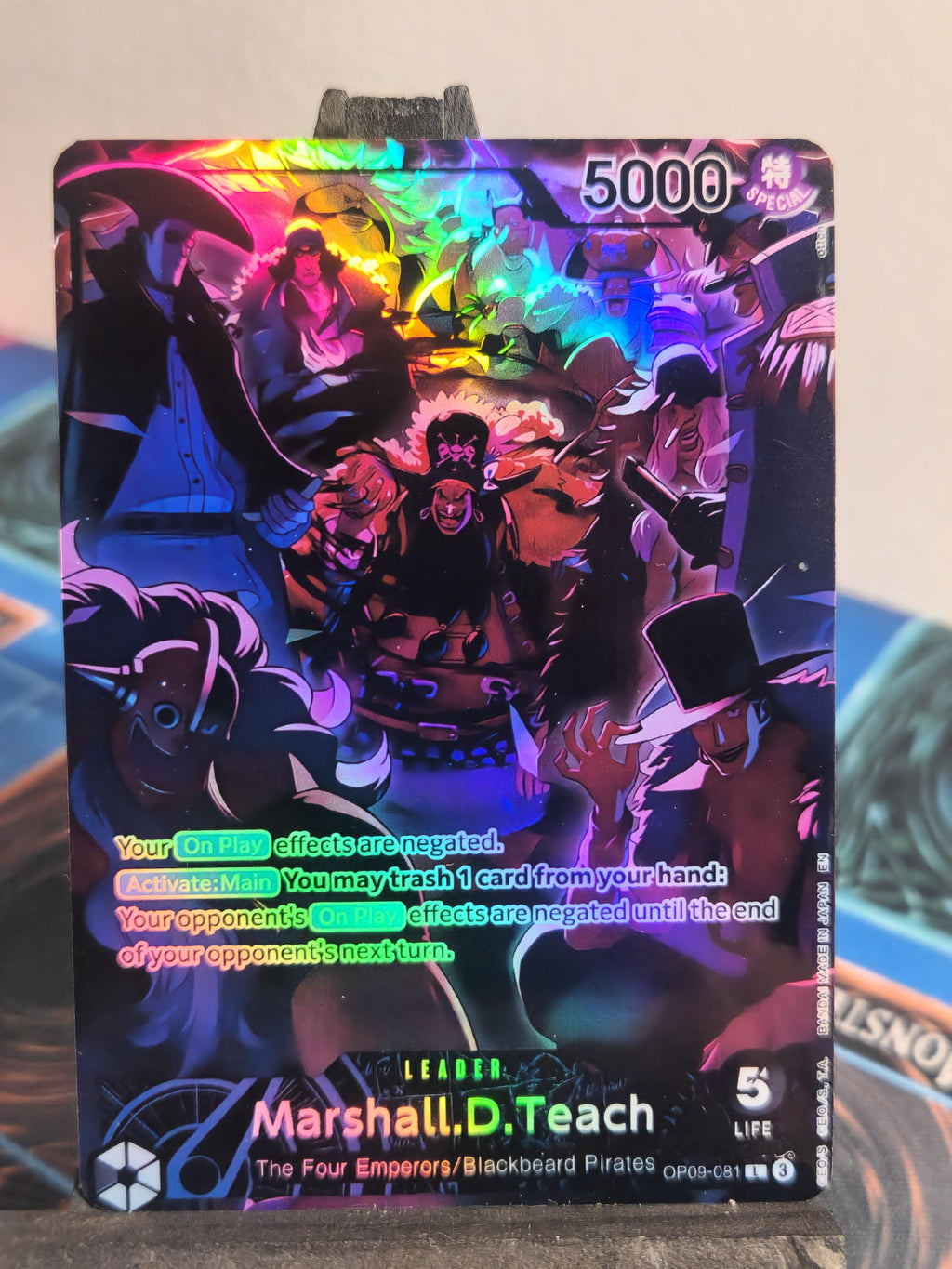 One Piece OP09 Four Emperors Leader Anniversary Set Proxy