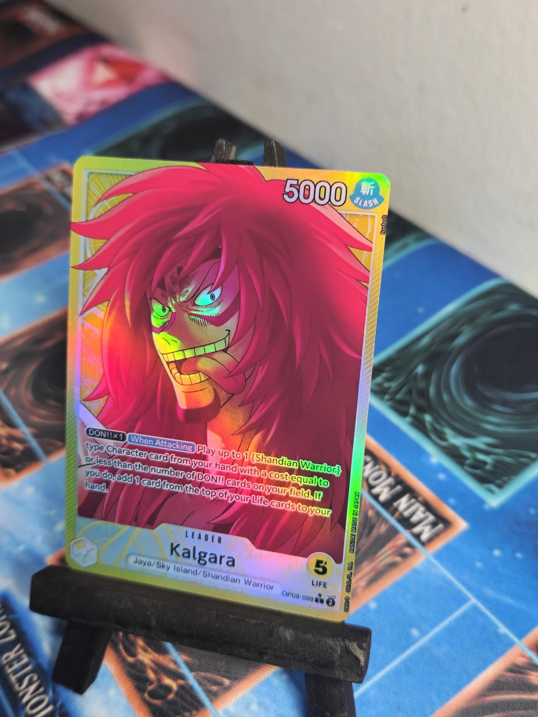 One Piece Kalgara Leader op08-098 proxy