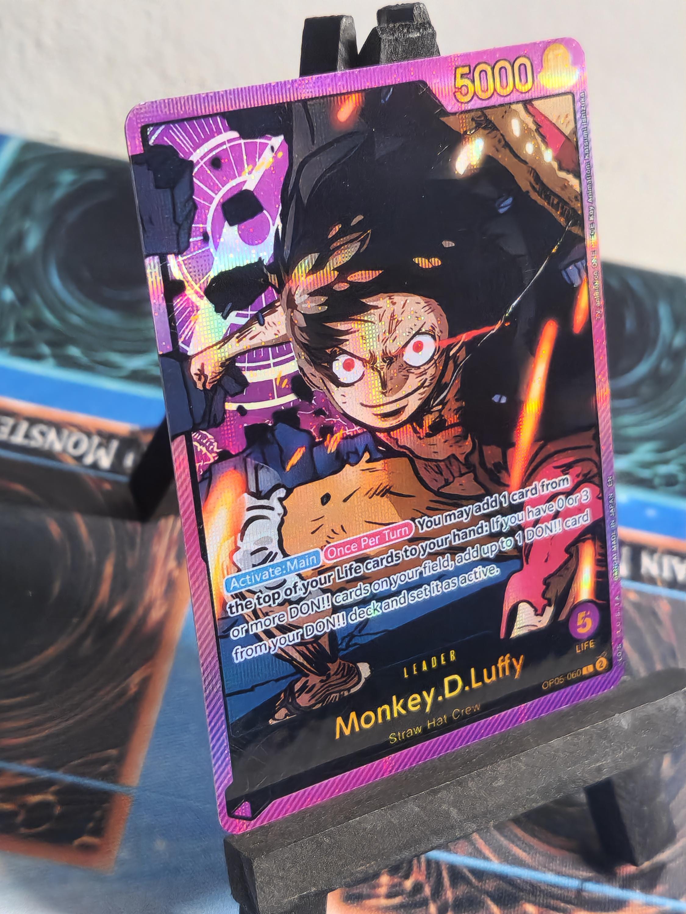 Monkey D Luffy Leader EB02 alt art OP05-060 One Piece proxy