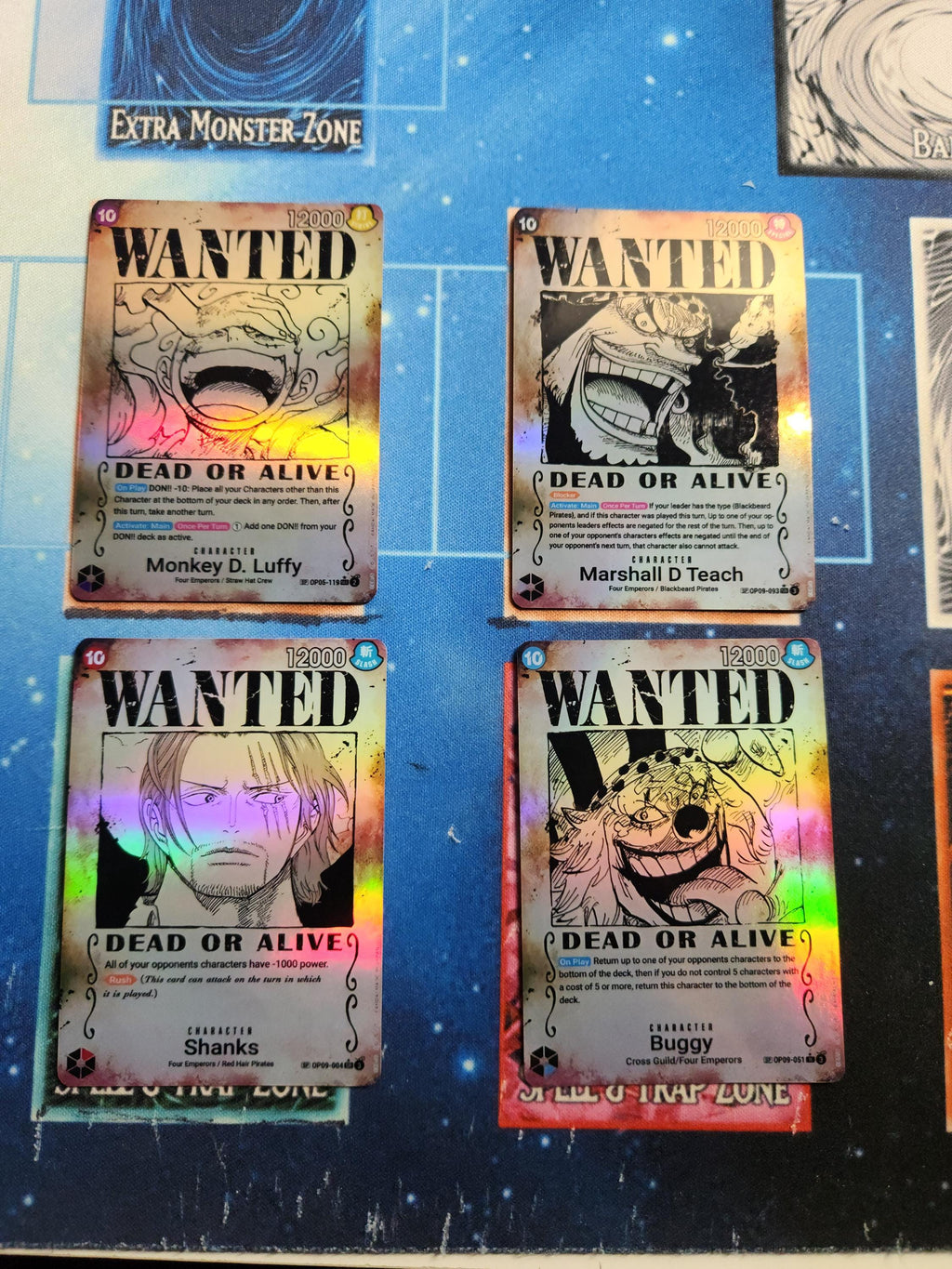 Yonko Wanted Posters OP09 Set One Piece Proxy