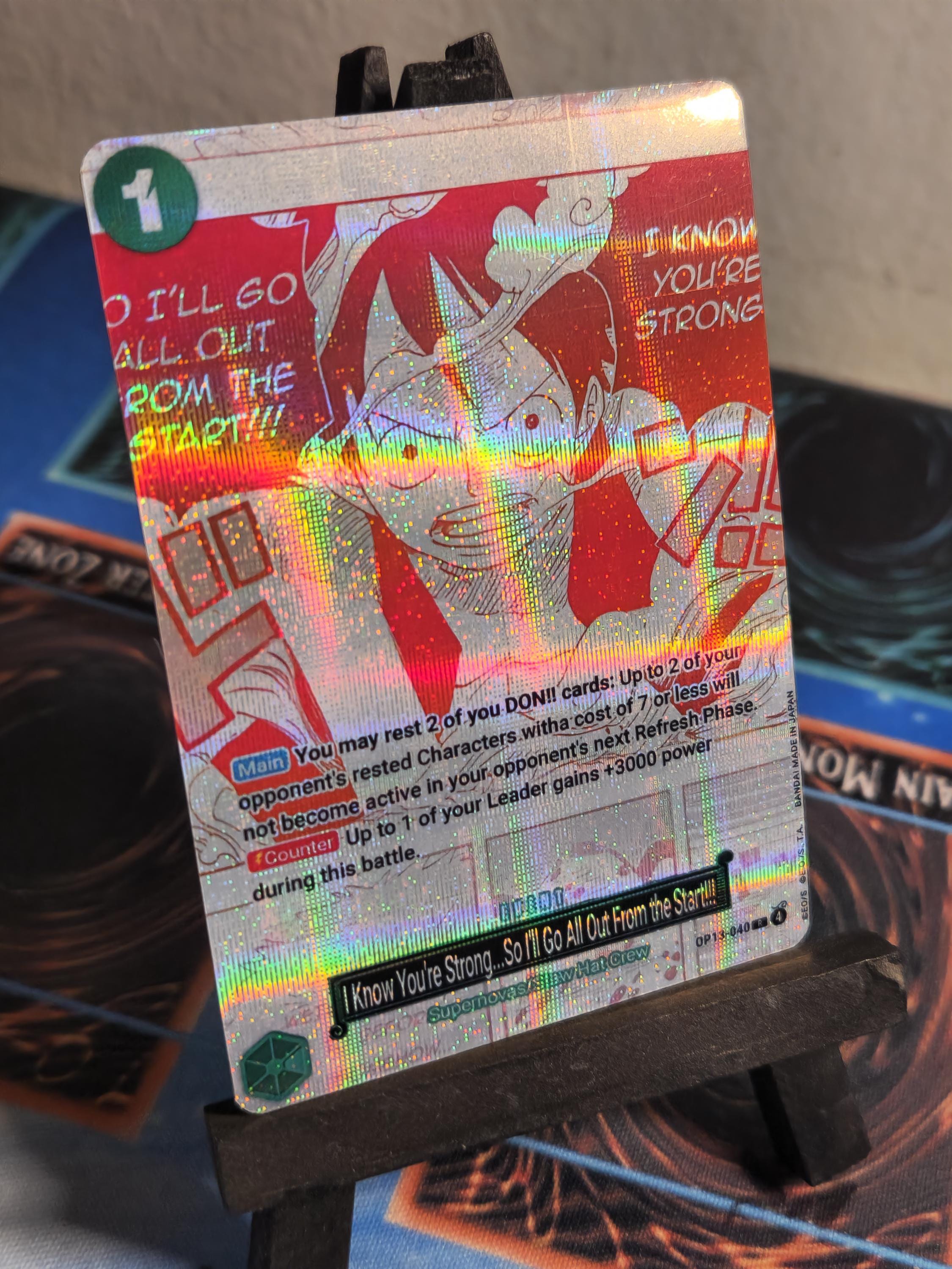 I know you're strong One Piece Proxy Card: Manga Alt Art OP13-040