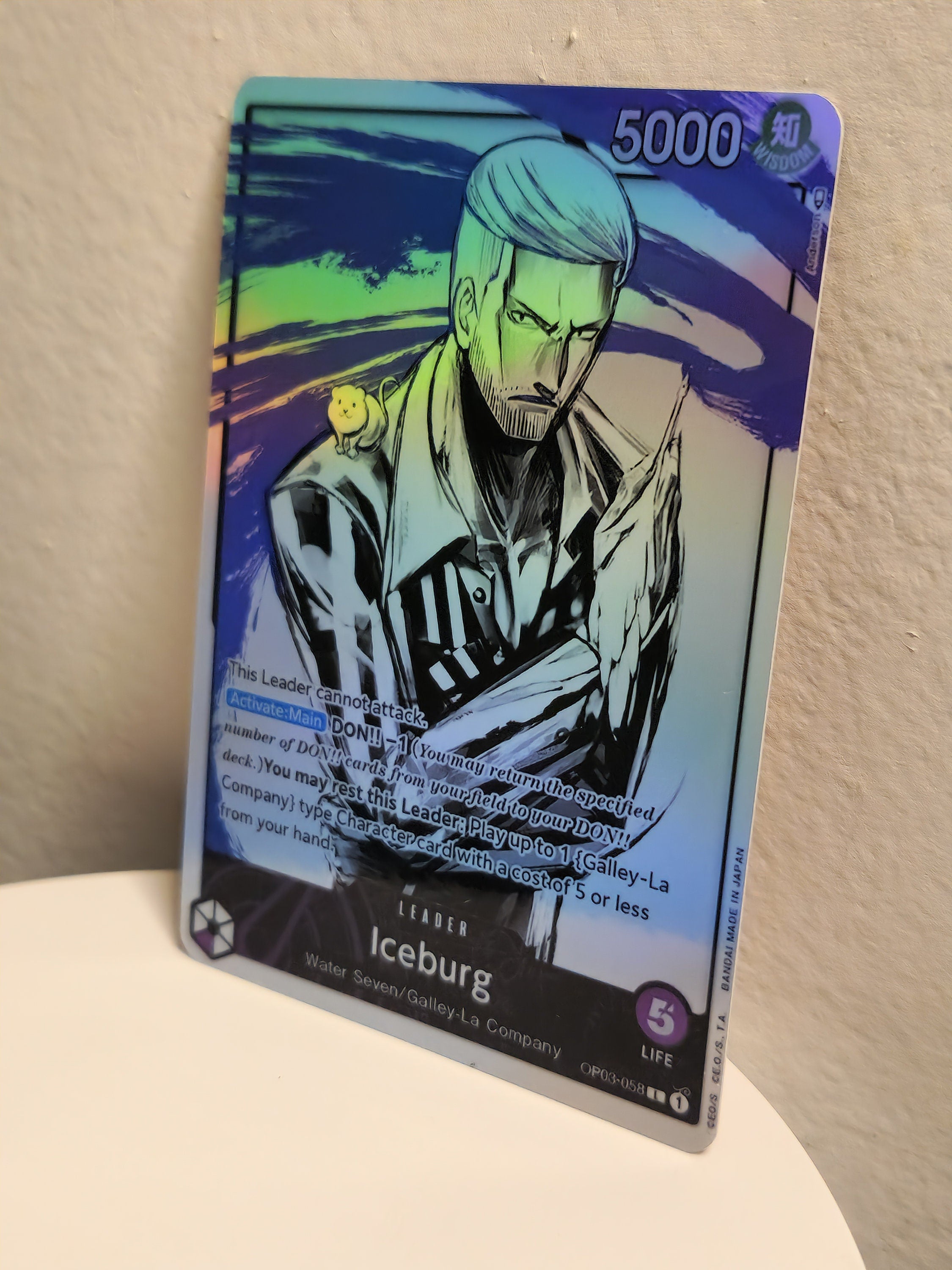 Iceburg Leader op03-058 One Piece Proxy