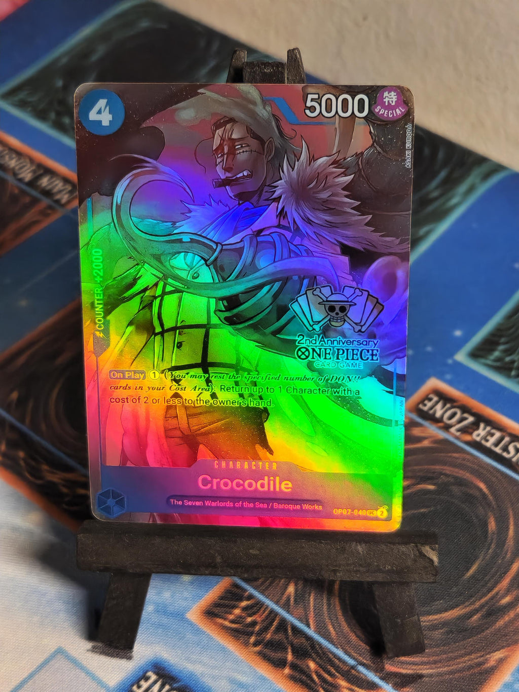 Crocodile 2nd Anniversary alt art op07-040 One Piece proxy